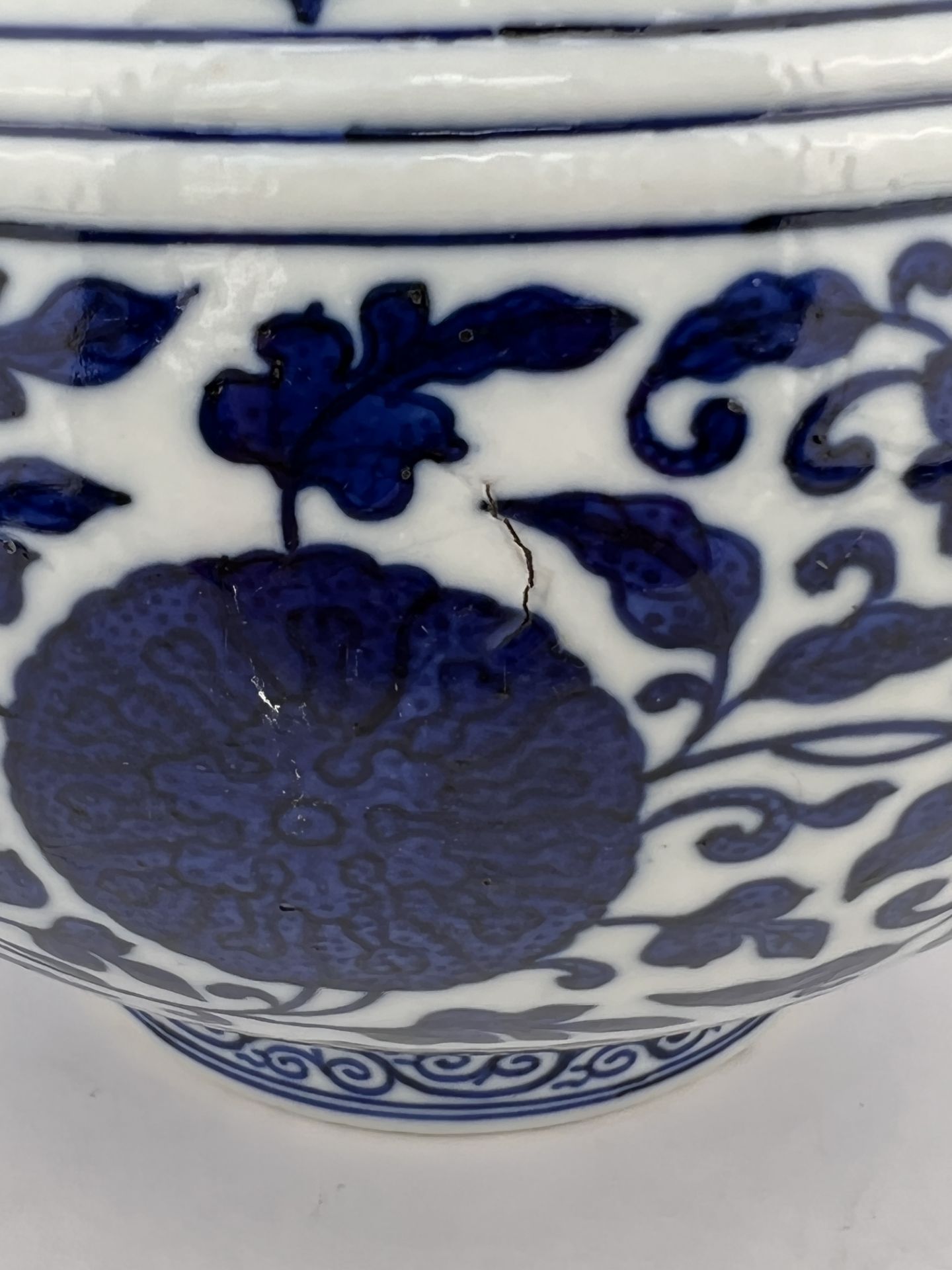 A Chinese Blue&White vase, 18TH/19TH Century Pr.  - Bild 8 aus 11