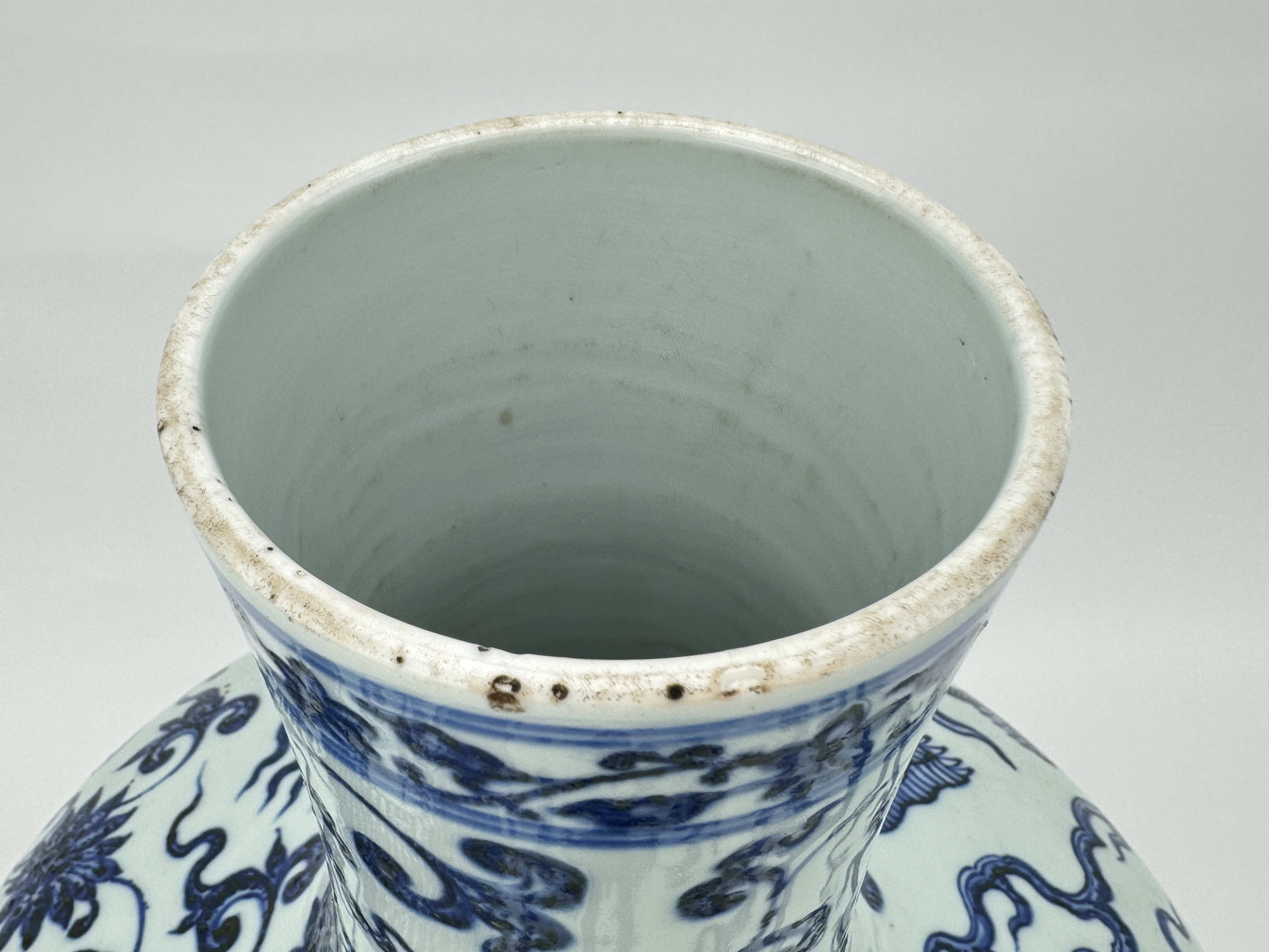 A Chinese Blue&White ball vase, 17TH/18TH Century Pr.  - Image 8 of 15