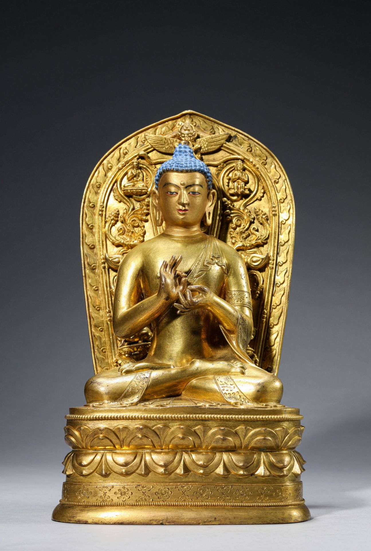 A Chinese bronze figure, 16TH/17TH Century Pr.Collection of NARA private gallary. 