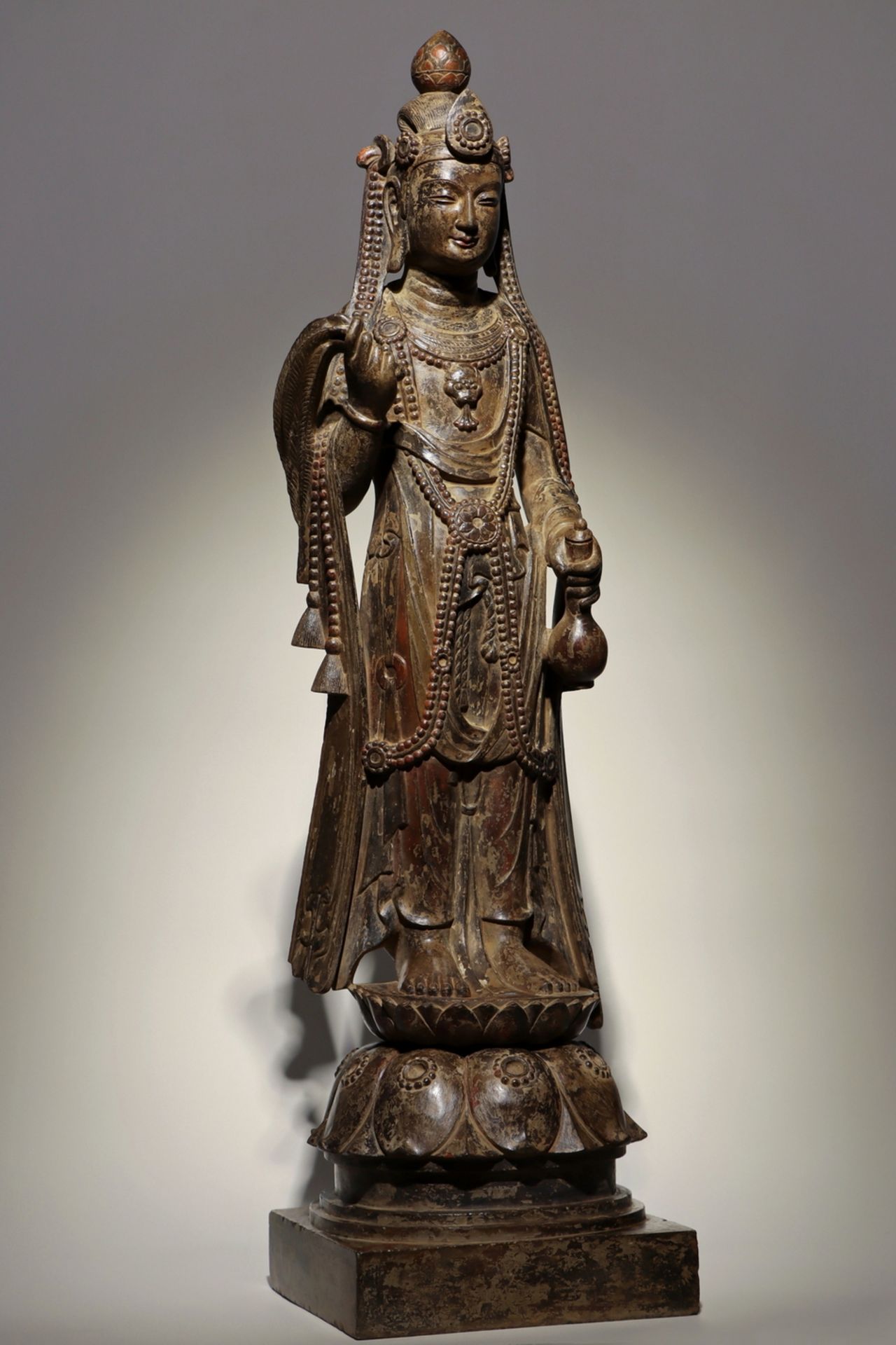 A Chinese stone sculpture, 14TH Century earlier Pr. Collection of NARA private gallary. - Image 2 of 9