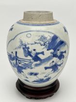 A Chinese Blue&White jar, 17TH/18TH Century Pr.