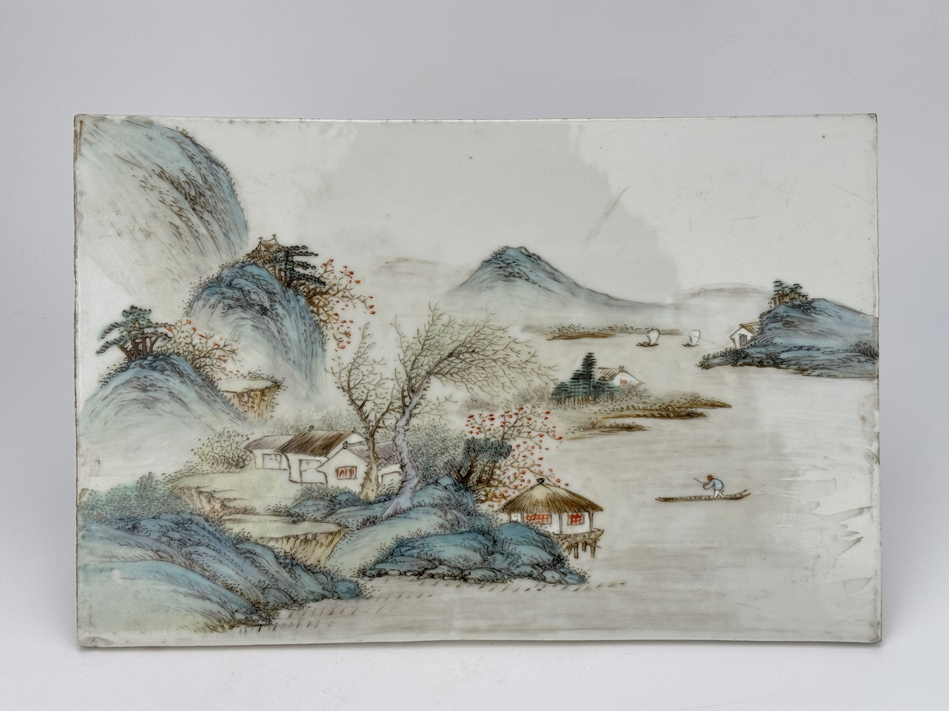 A Chinese porcelain plaque, 19TH/20TH Century Pr. 