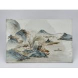 A Chinese porcelain plaque, 19TH/20TH Century Pr. 