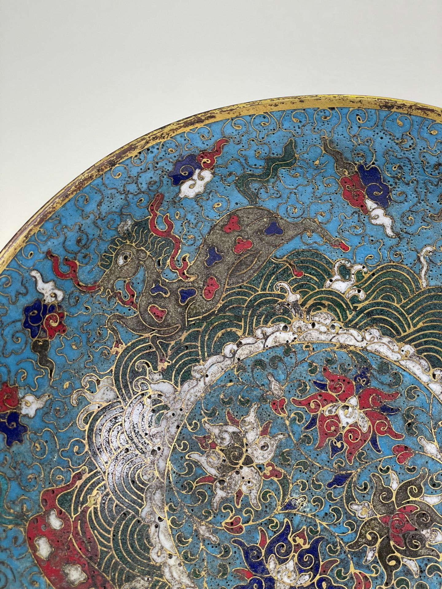 FINE CHINESE CLOISONNE, 17TH/18TH Century Pr.  Collection of NARA private gallary.  - Image 10 of 11