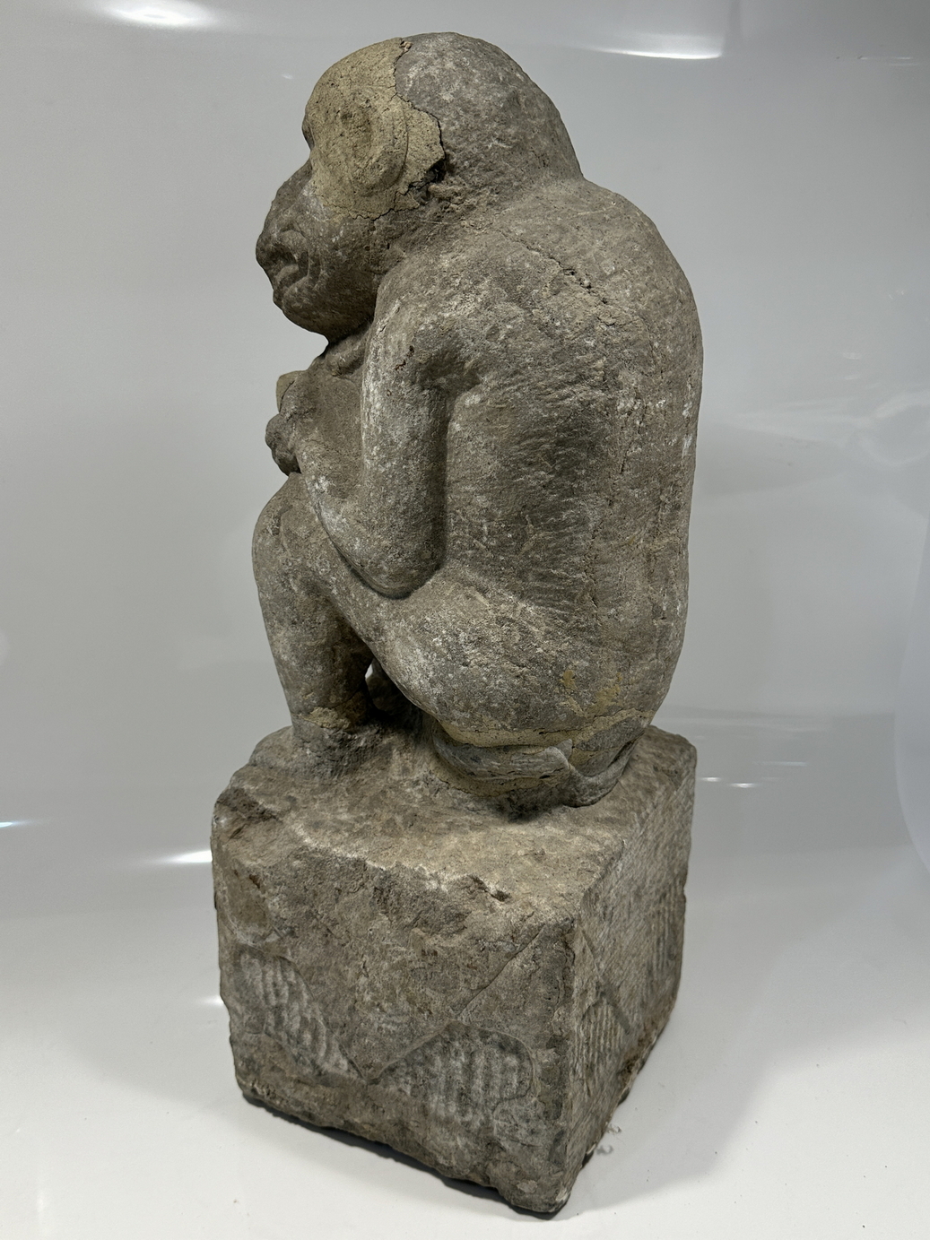 A stone sculpture, 14TH Century Pr. - Image 3 of 14