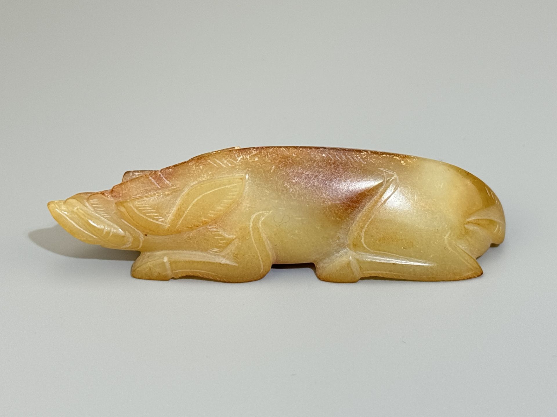 A Chinese jade ornament, 13TH/16TH Century Pr.Collection of NARA private gallary. 