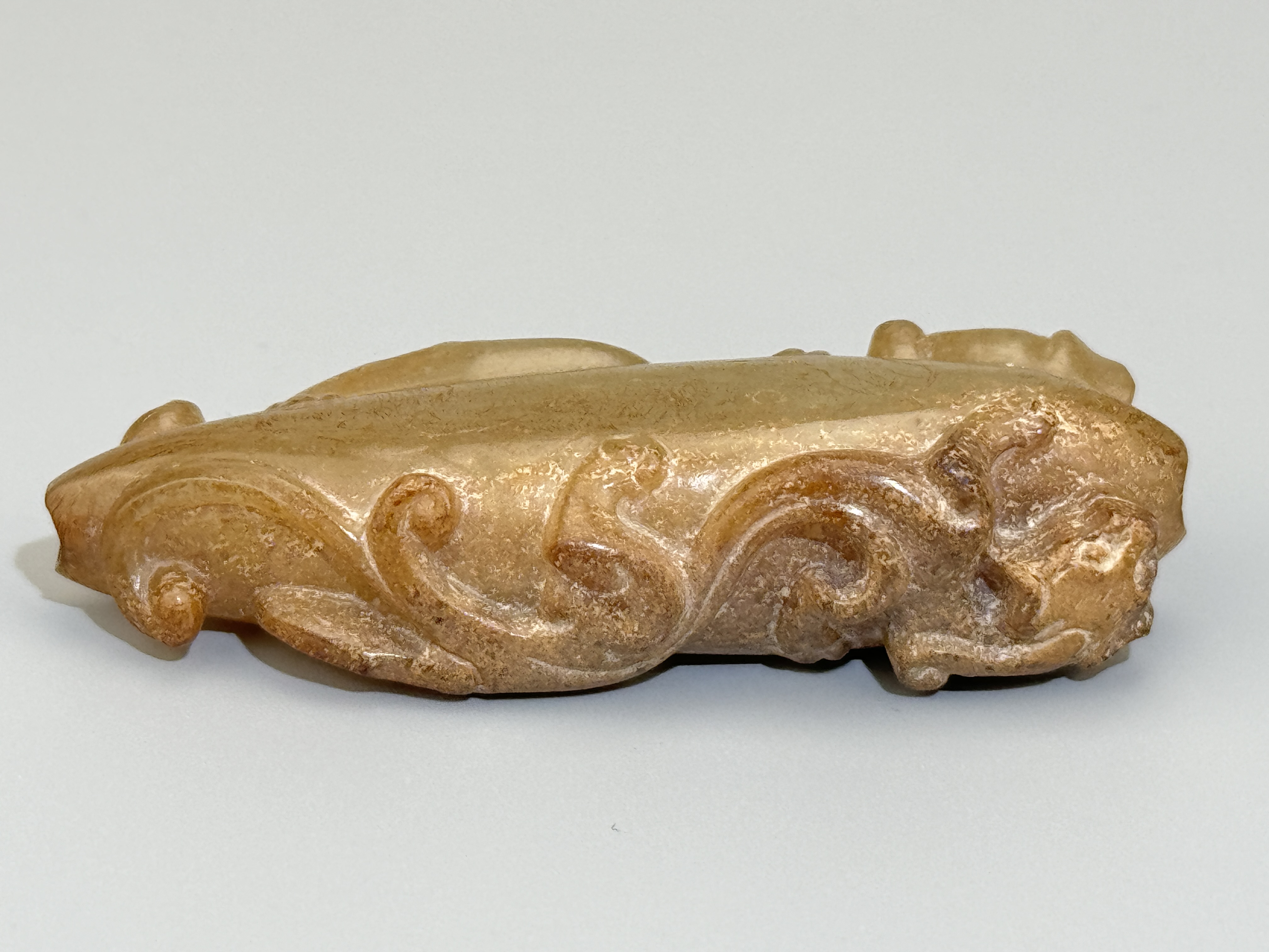 A Chinese jade ornament, 13TH/16TH Century Pr.Collection of NARA private gallary.  - Image 2 of 9