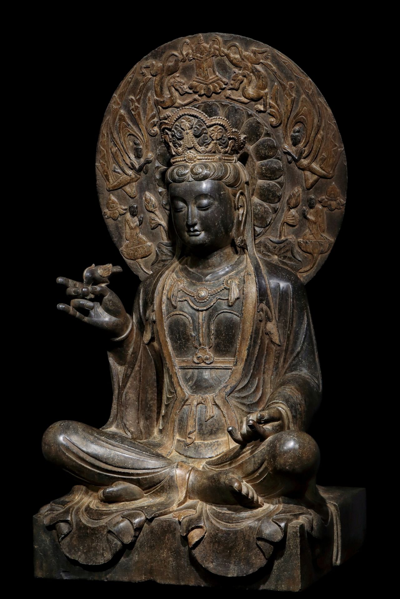 A Chinese stone sculpture, 14TH Century earlier Pr. Collection of NARA private gallary. - Bild 3 aus 9