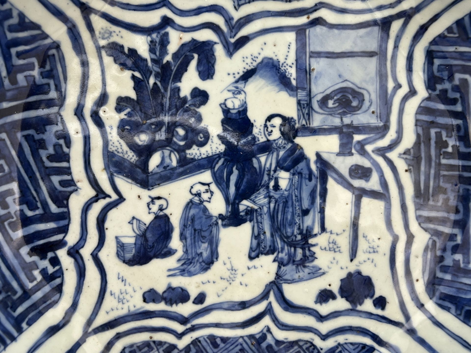 A Chinese Blue&White water pot, 17TH/18TH Century Pr.  - Image 11 of 14