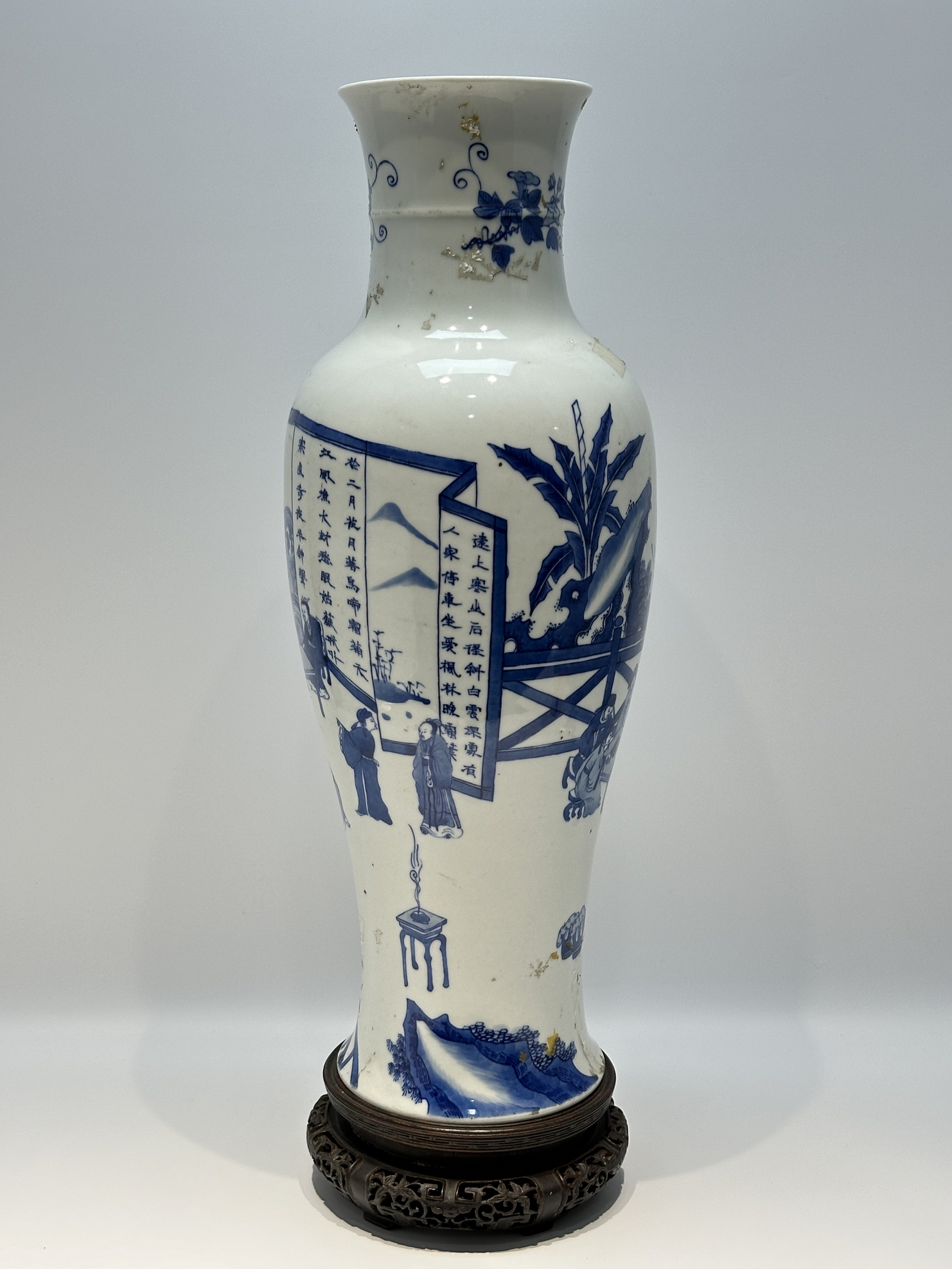 A Chinese Blue&White vase, 17TH/18TH Century Pr.  - Image 7 of 20