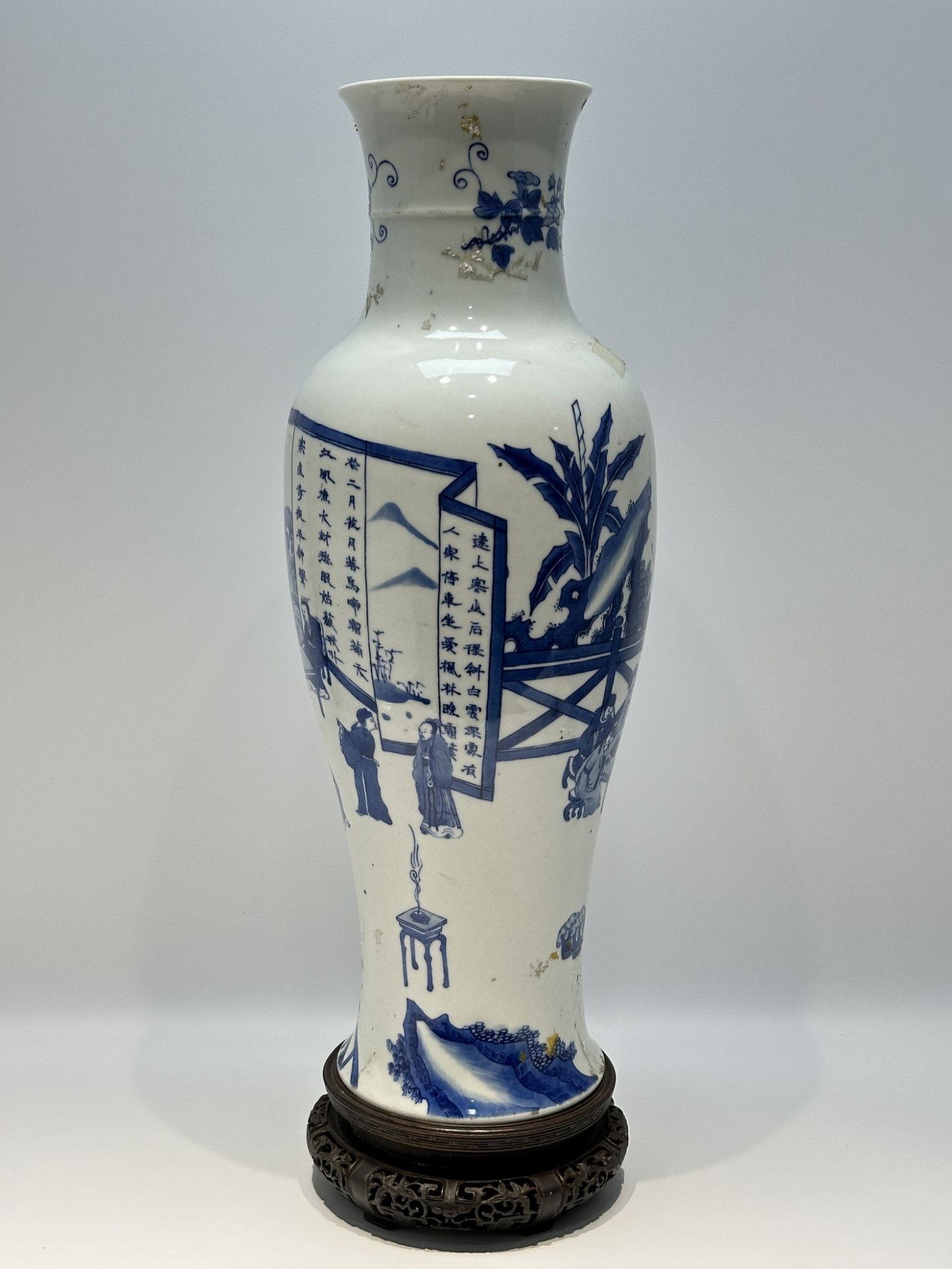 A Chinese Blue&White vase, 17TH/18TH Century Pr.  - Bild 7 aus 20