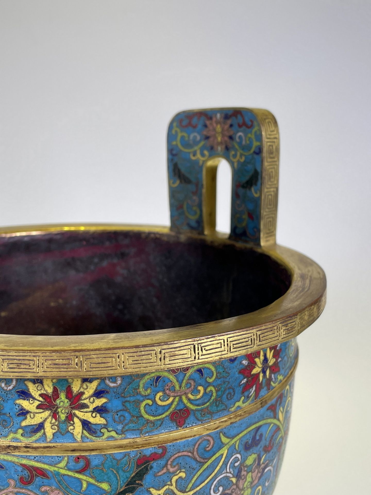 FINE CHINESE CLOISONNE, 17TH/19TH Century Pr.  Collection of NARA private gallary. - Bild 8 aus 12