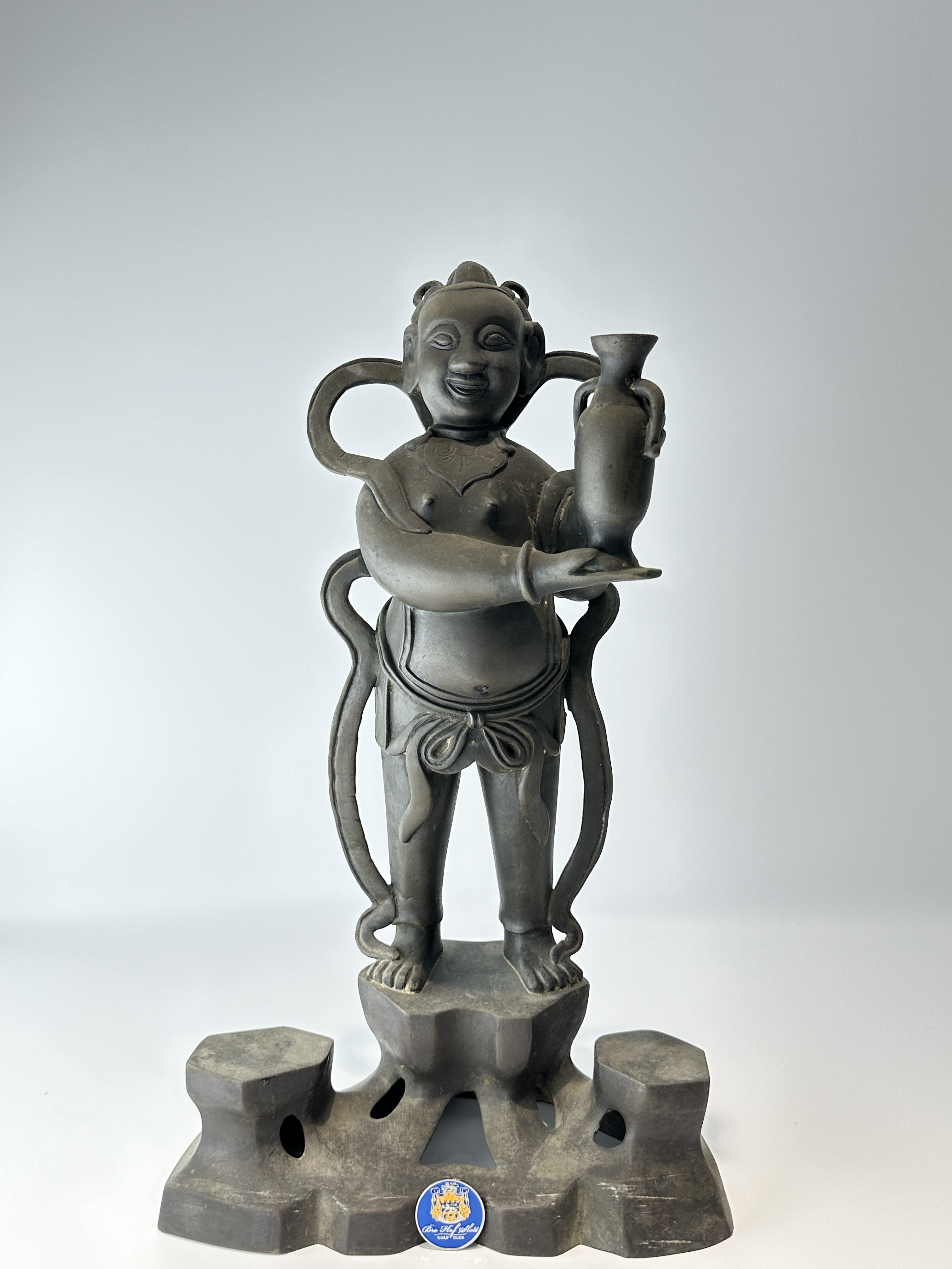 A Chinese bronze figure, 16TH/17TH Century Pr.Collection of NARA private gallary. 