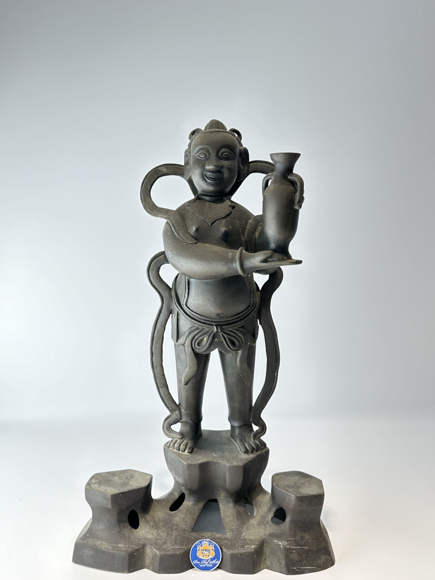 A Chinese bronze figure, 16TH/17TH Century Pr.Collection of NARA private gallary. 