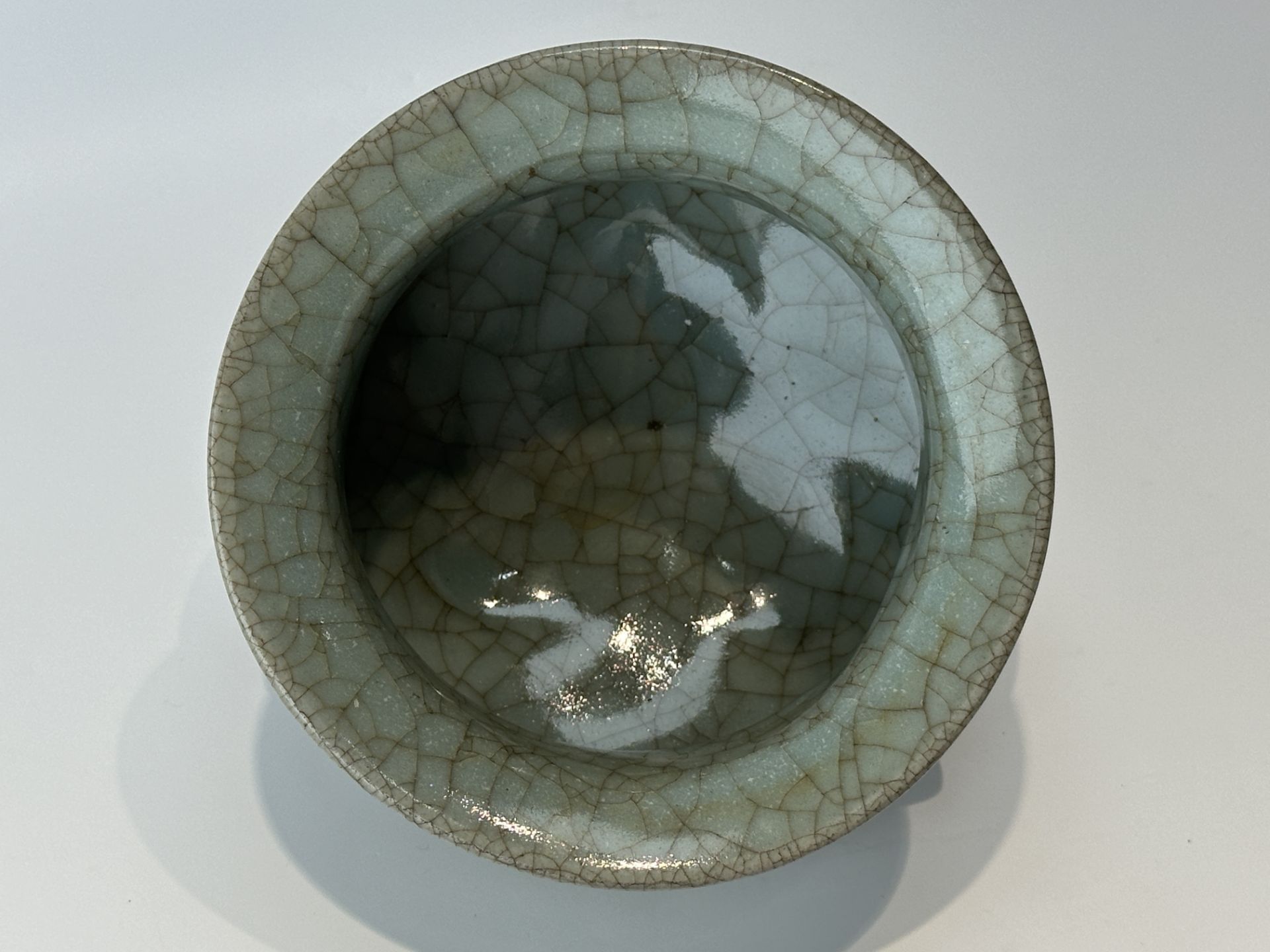A Chinese celadon censor, 16TH/17TH Century Pr.  - Image 2 of 8