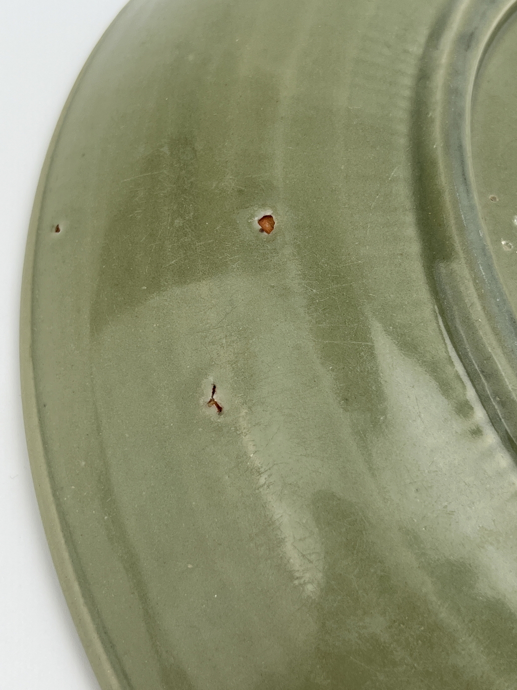A Chinese celadon dish, 16TH/17TH Century Pr.  - Image 8 of 12