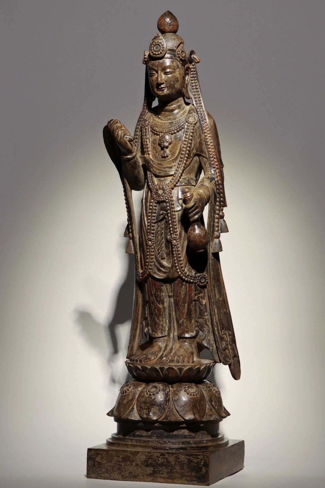 A Chinese stone sculpture, 14TH Century earlier Pr. Collection of NARA private gallary. - Image 3 of 9