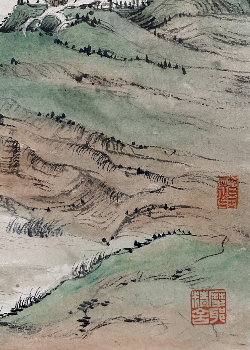 Two Chinese hand paintings, 19TH/20TH Century Pr. - Image 19 of 19