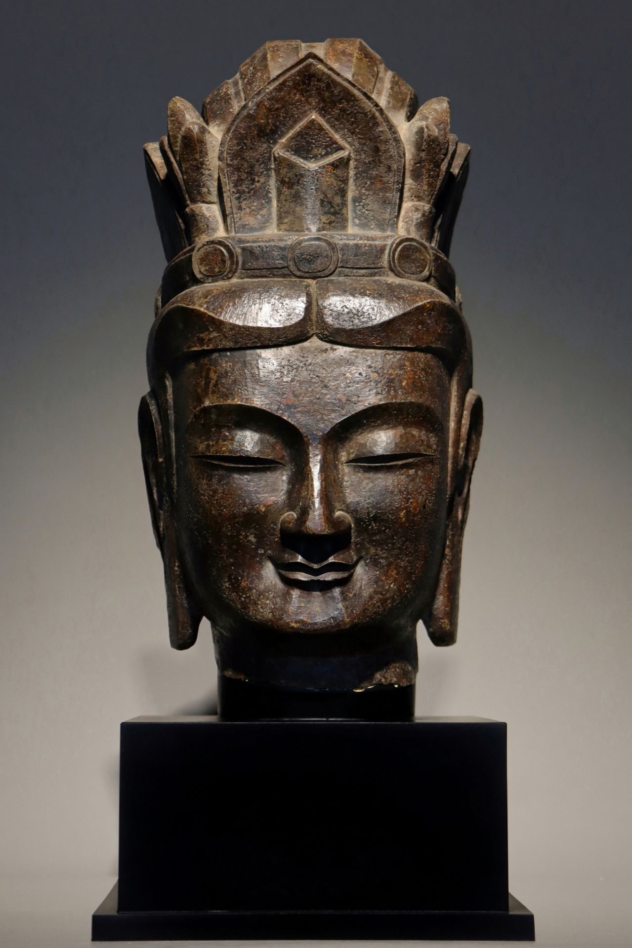 A Chinese stone sculpture, 14TH Century earlier Pr. Collection of NARA private gallary.