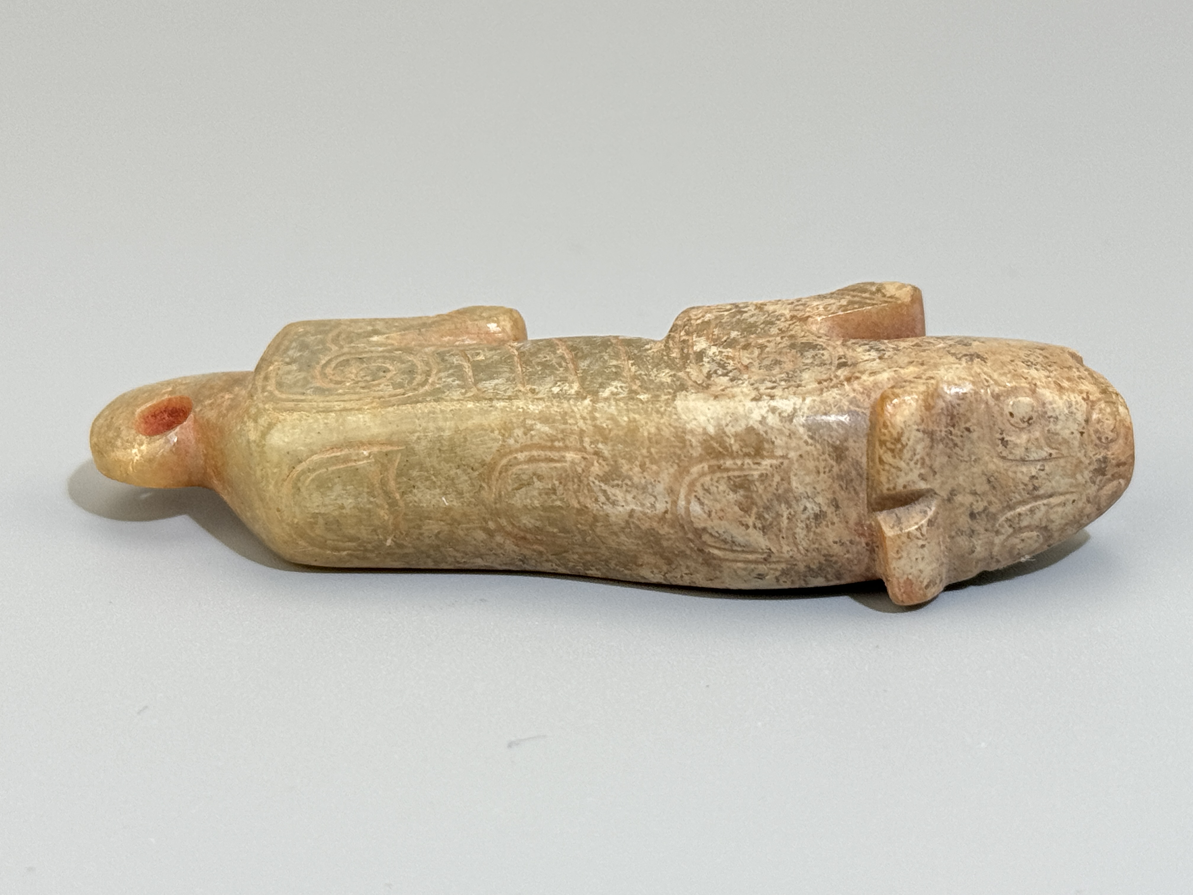 A Chinese jade ornament, 13TH/16TH Century Pr.Collection of NARA private gallary.  - Image 6 of 7