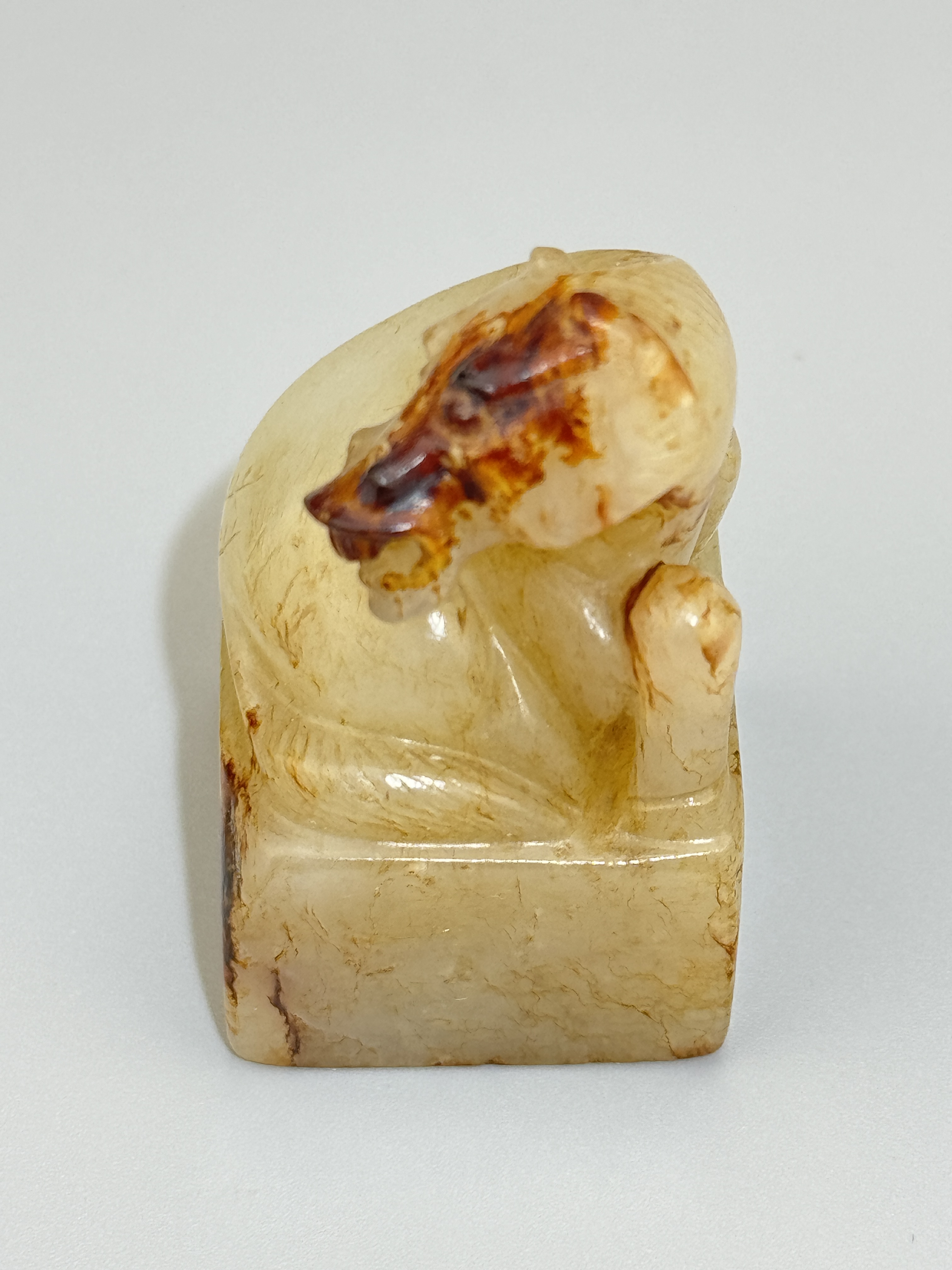 A Chinese jade ornament, 13TH/16TH Century Pr.Collection of NARA private gallary.  - Image 7 of 9