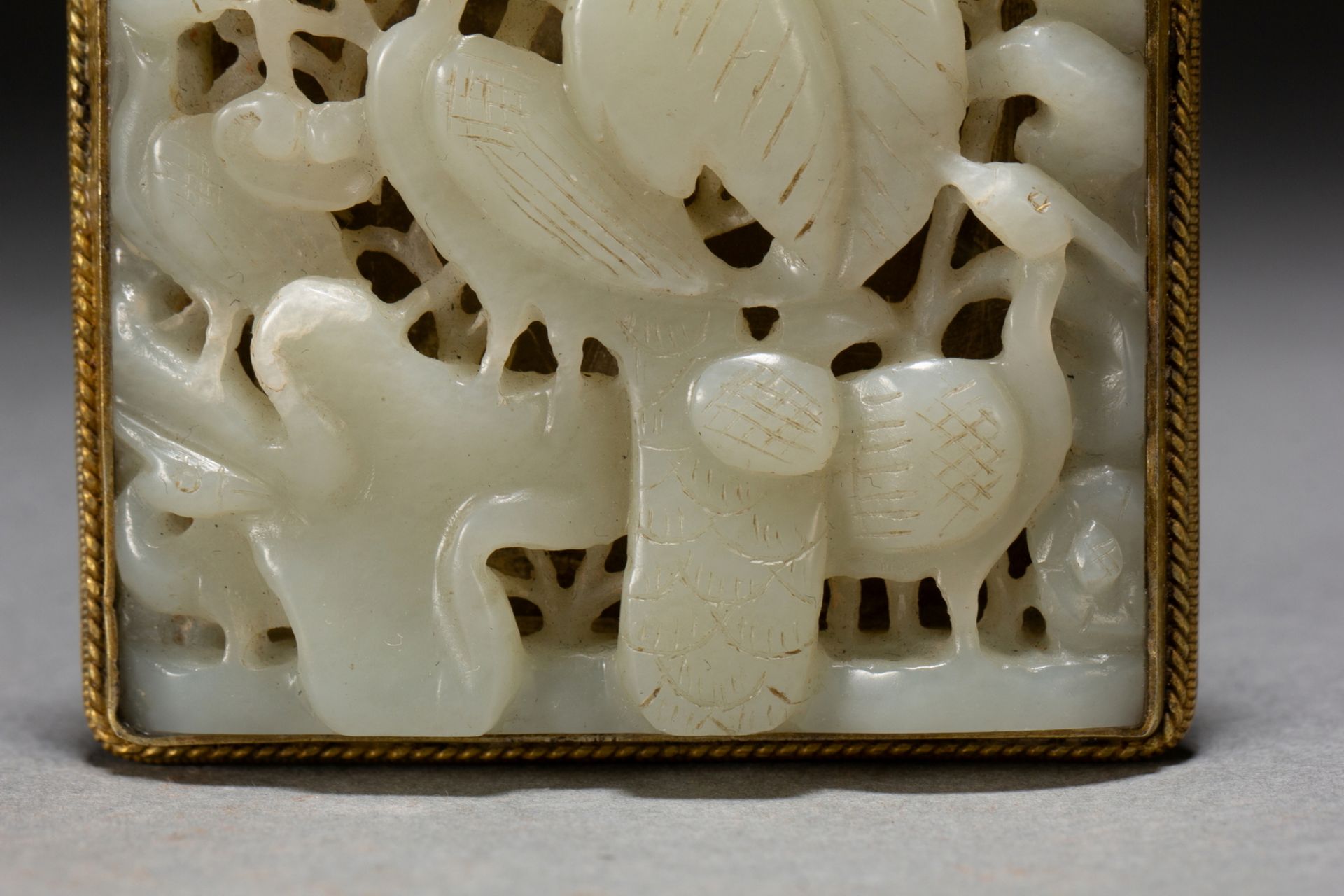 A Chinese Jade ornament, 18TH/19TH Century Pr.  - Bild 4 aus 6