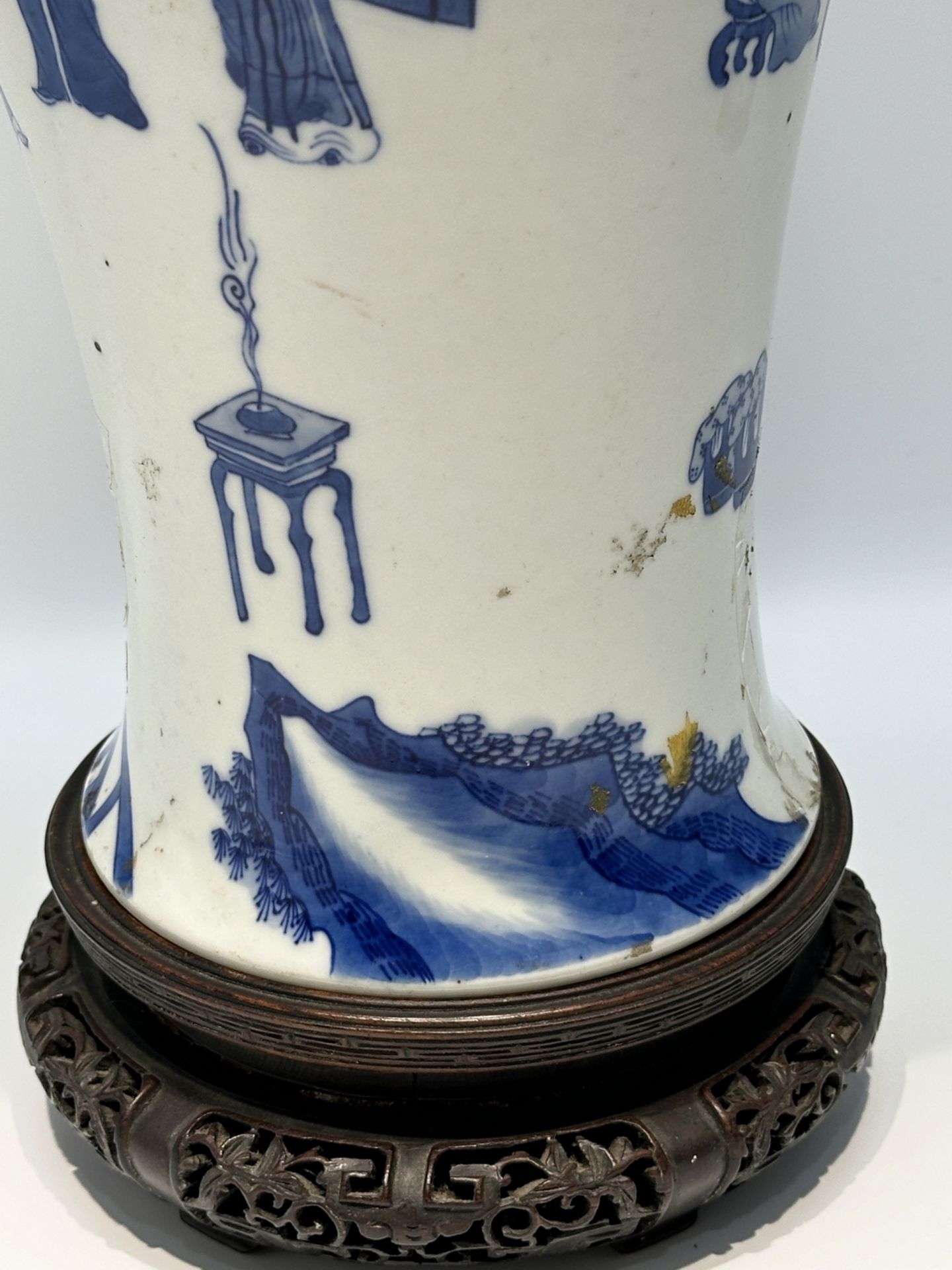 A Chinese Blue&White vase, 17TH/18TH Century Pr.  - Bild 8 aus 20