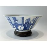 A Chinese Blue&White bowl, 17TH/18TH Century Pr. 