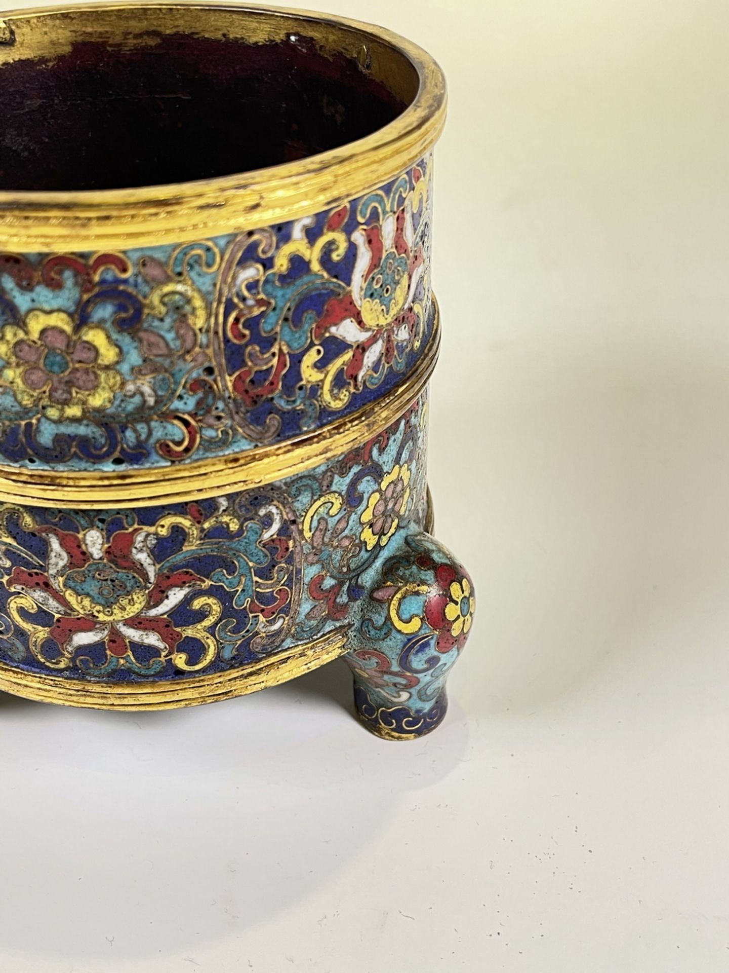 FINE CHINESE CLOISONNE, 17TH/18TH Century Pr.  Collection of NARA private gallary.  - Bild 5 aus 9