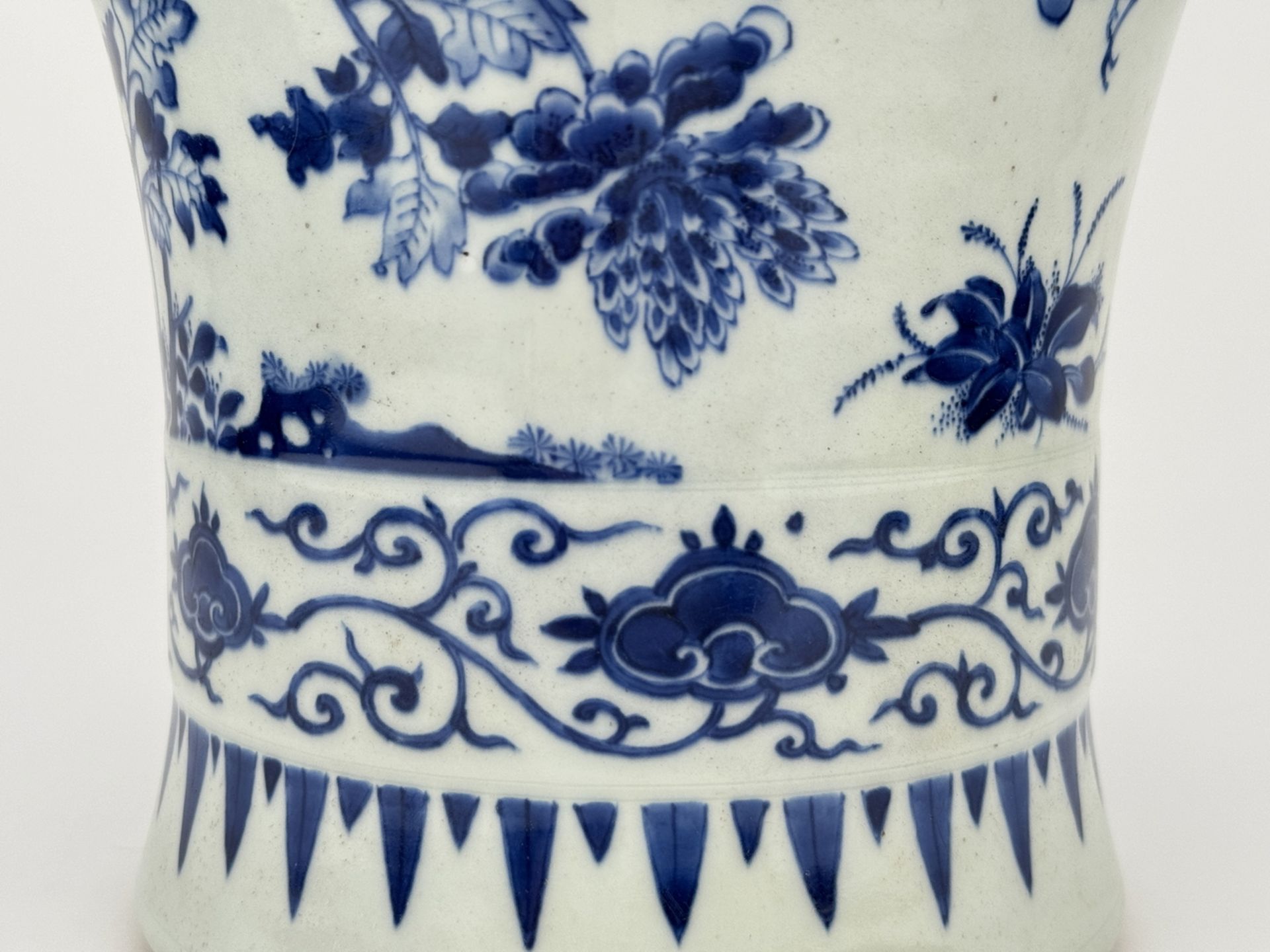 A Chinese Blue&White brush pot, 16TH/17TH Century Pr.  - Image 6 of 11
