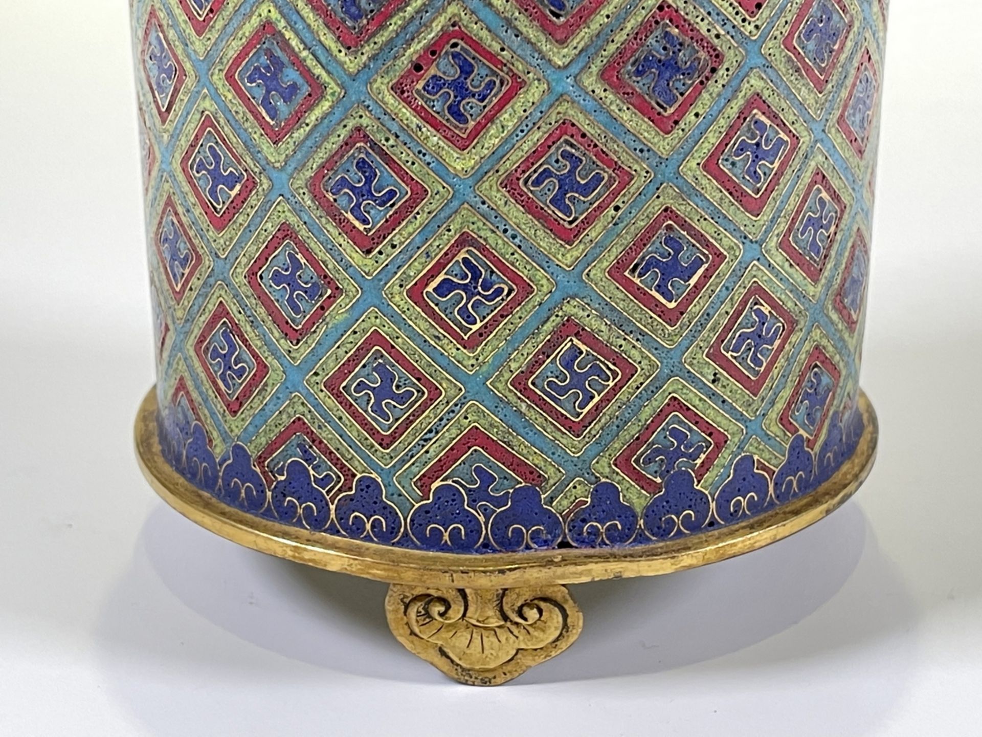 FINE CHINESE CLOISONNE, 18TH/19TH Century Pr. Collection of NARA private gallary.  - Image 11 of 11