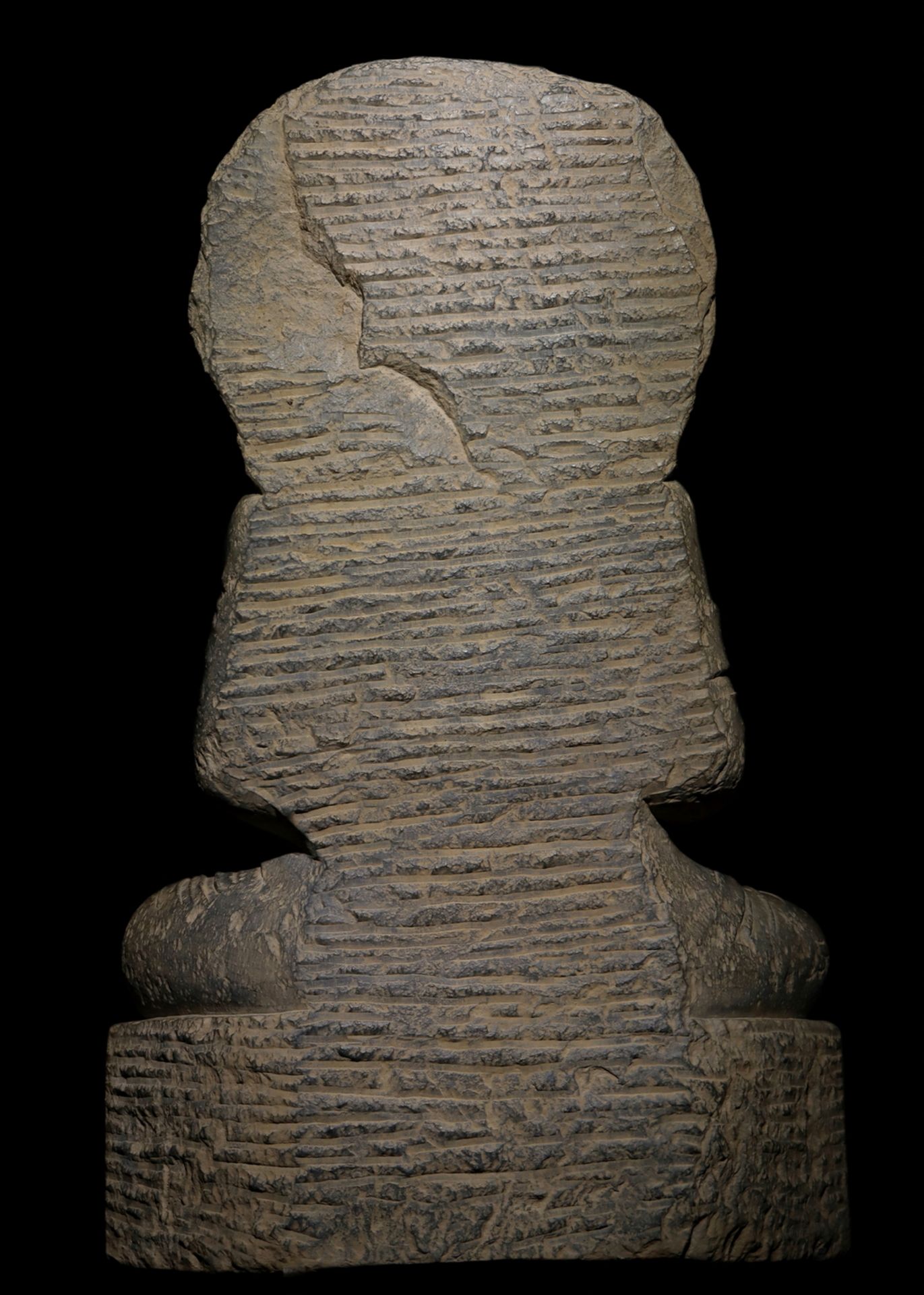 A Chinese stone sculpture, 14TH Century earlier Pr. Collection of NARA private gallary. - Image 9 of 9