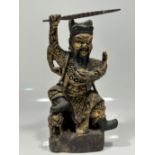 A Chinese wood sculpture, 19TH Century earlier Pr. Collection of NARA private gallary.