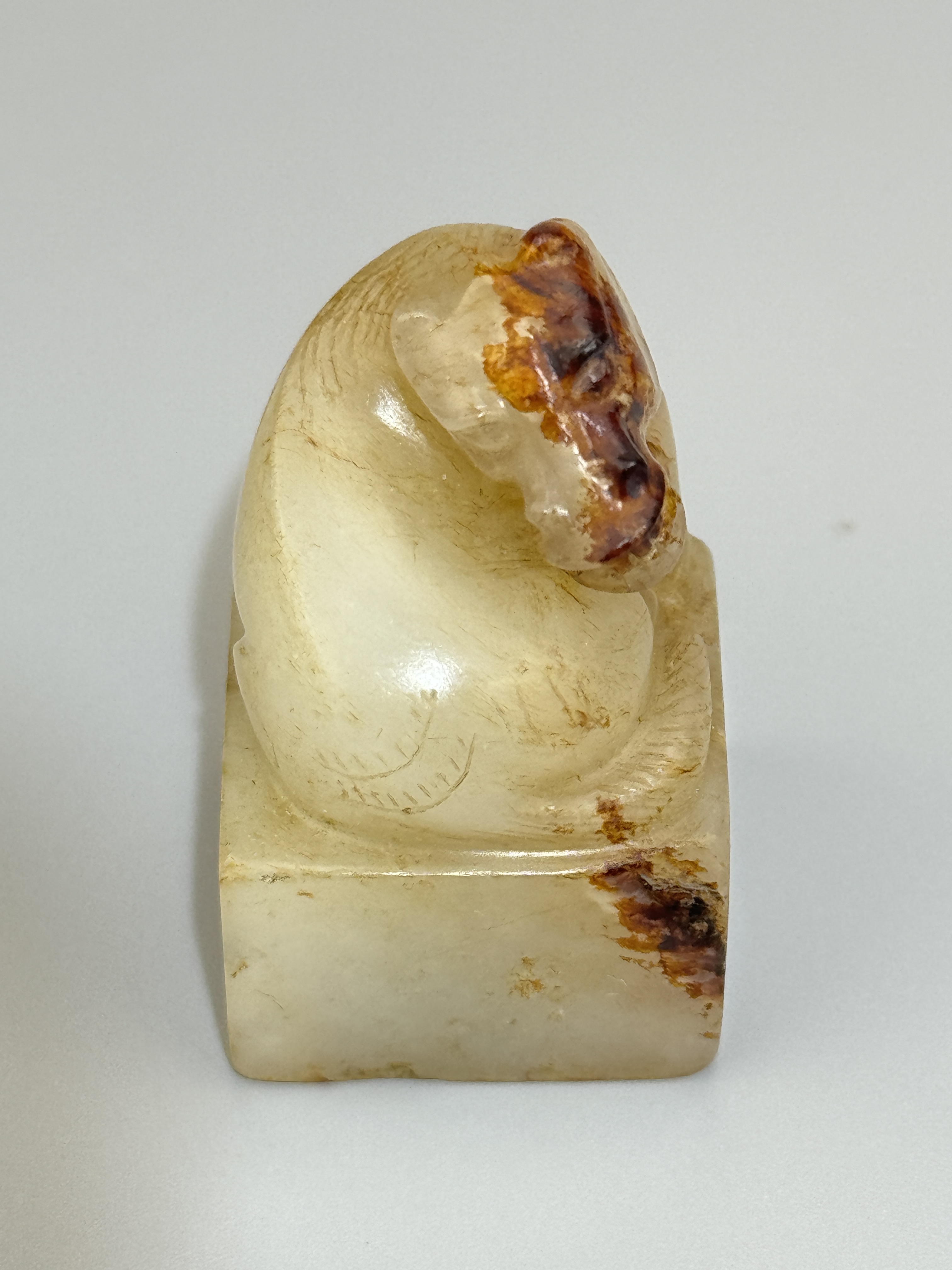 A Chinese jade ornament, 13TH/16TH Century Pr.Collection of NARA private gallary.  - Image 6 of 9