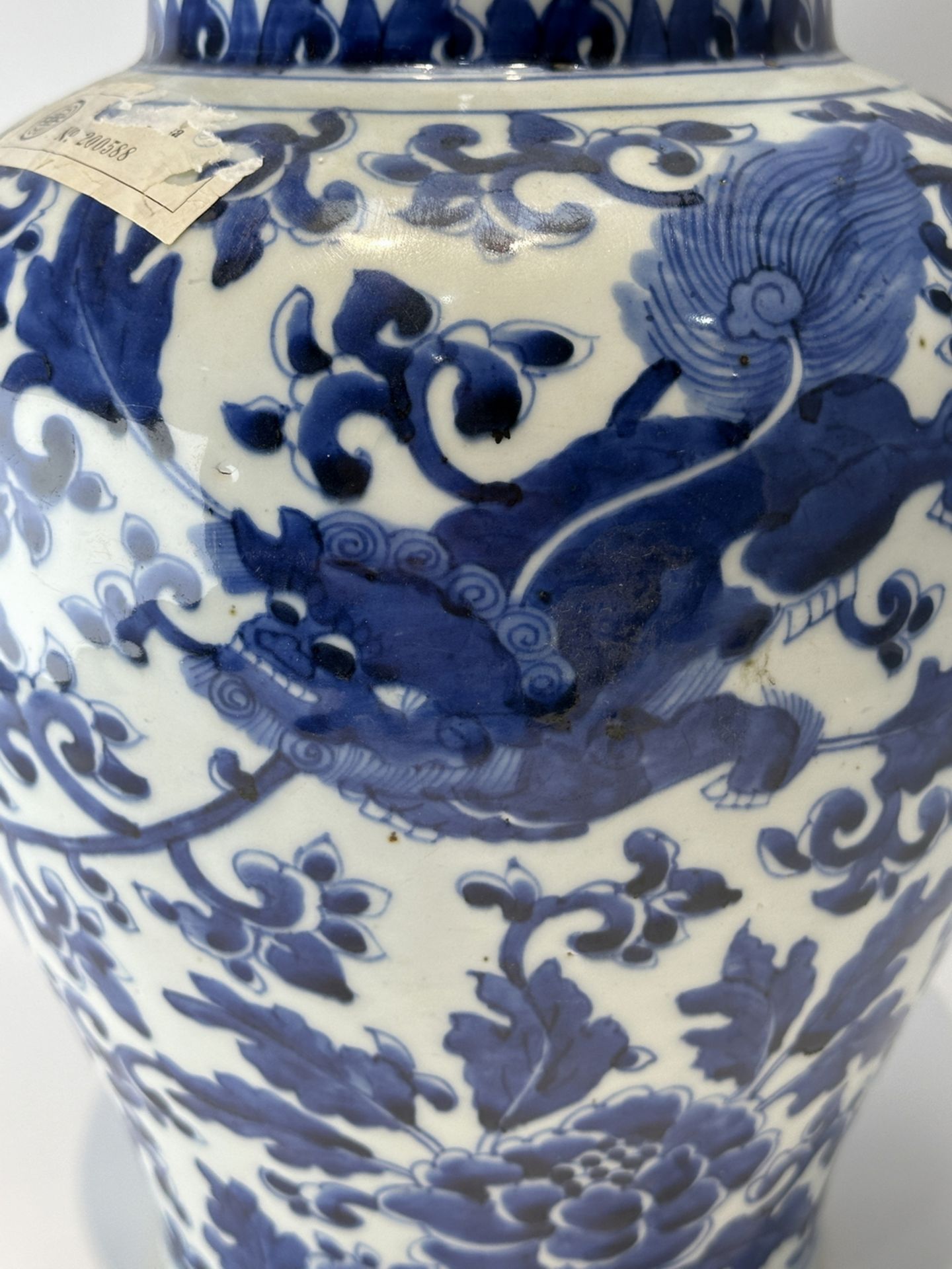 A Chinese Blue&White vase, 17TH/18TH Century Pr.  - Bild 4 aus 15
