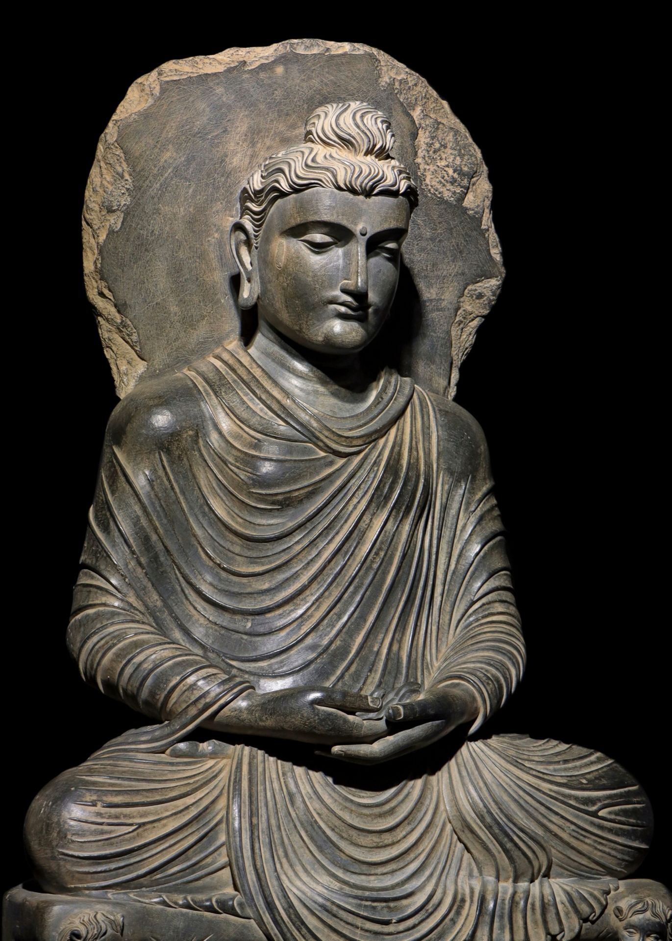 A Chinese stone sculpture, 14TH Century earlier Pr. Collection of NARA private gallary. - Bild 7 aus 9