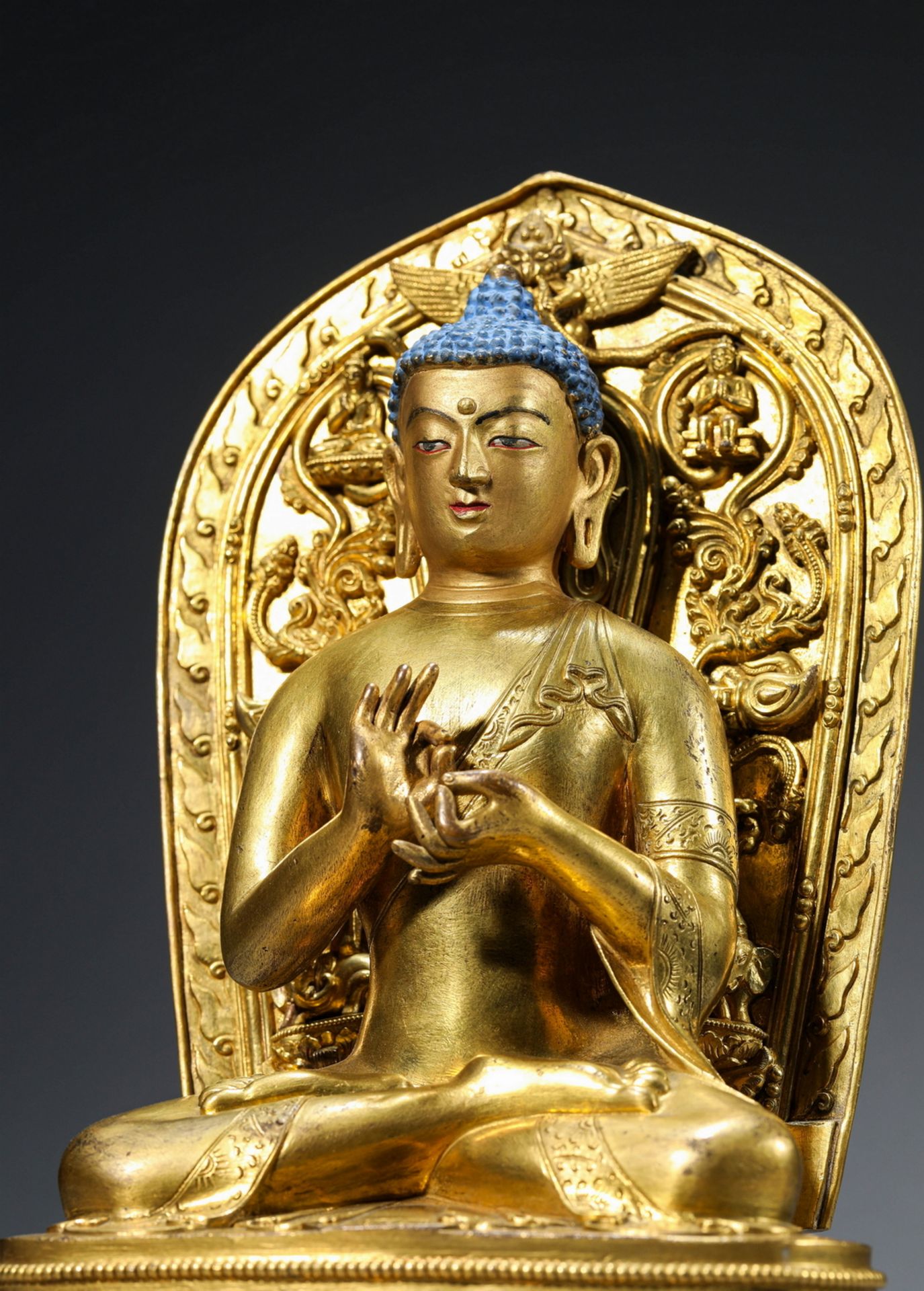 A Chinese bronze figure, 16TH/17TH Century Pr.Collection of NARA private gallary.  - Image 4 of 6