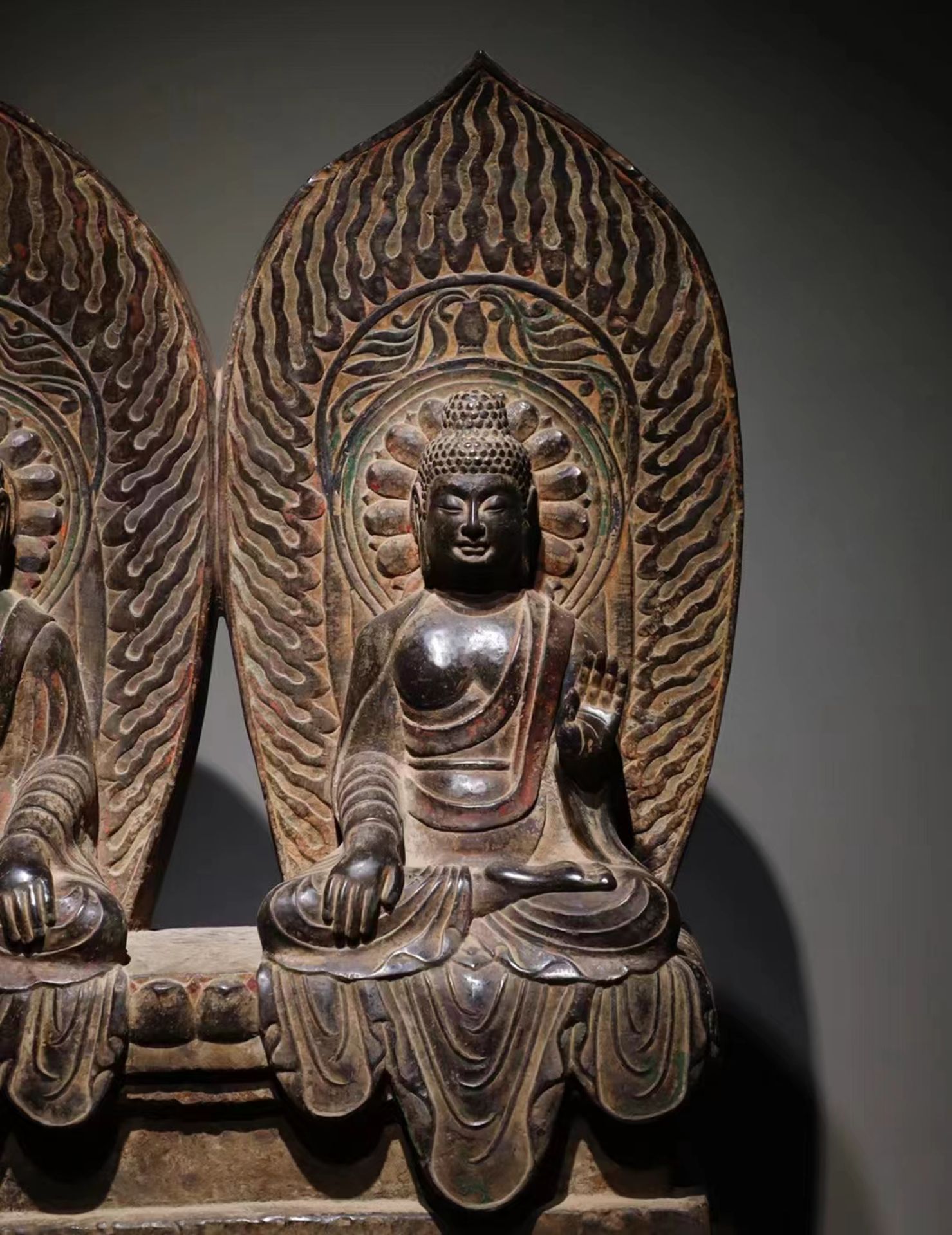 A Chinese stone sculpture, 14TH Century earlier Pr. Collection of NARA private gallary. - Image 6 of 10