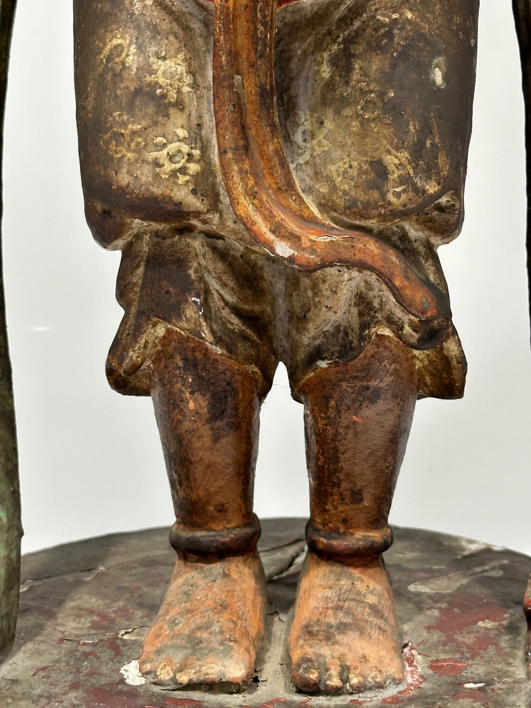 A Chinese wood sculpture, 14TH Century earlier Pr. Collection of NARA private gallary. - Image 6 of 15