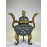 FINE CHINESE CLOISONNE, 17TH/21TH Century Pr.  Collection of NARA private gallary.
