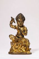 A Chinese bronze figure, 16TH/17TH Century Pr.Collection of NARA private gallary.