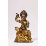 A Chinese bronze figure, 16TH/17TH Century Pr.Collection of NARA private gallary. 