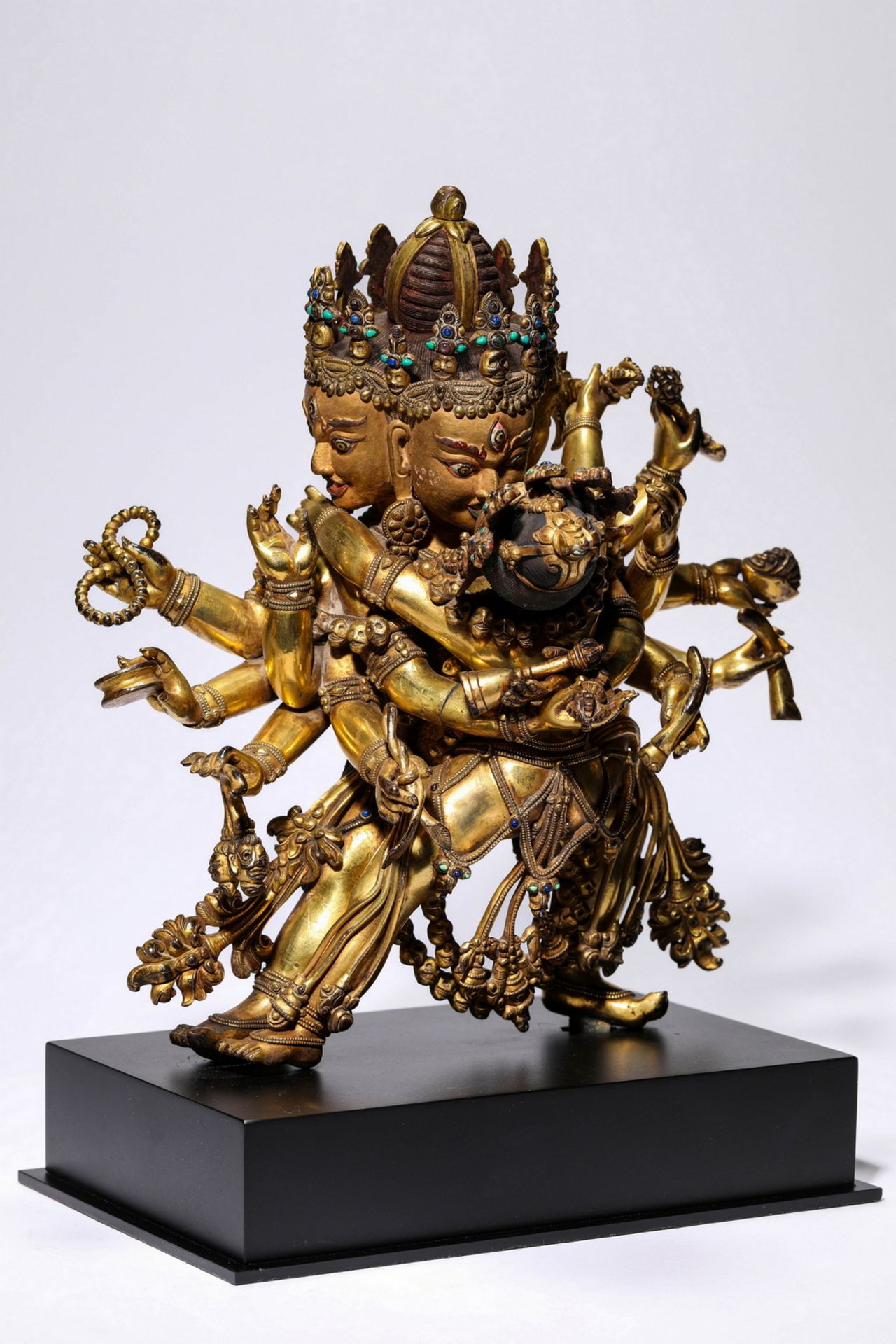 A Chinese bronze figure, 16TH/17TH Century Pr.Collection of NARA private gallary.  - Bild 4 aus 8