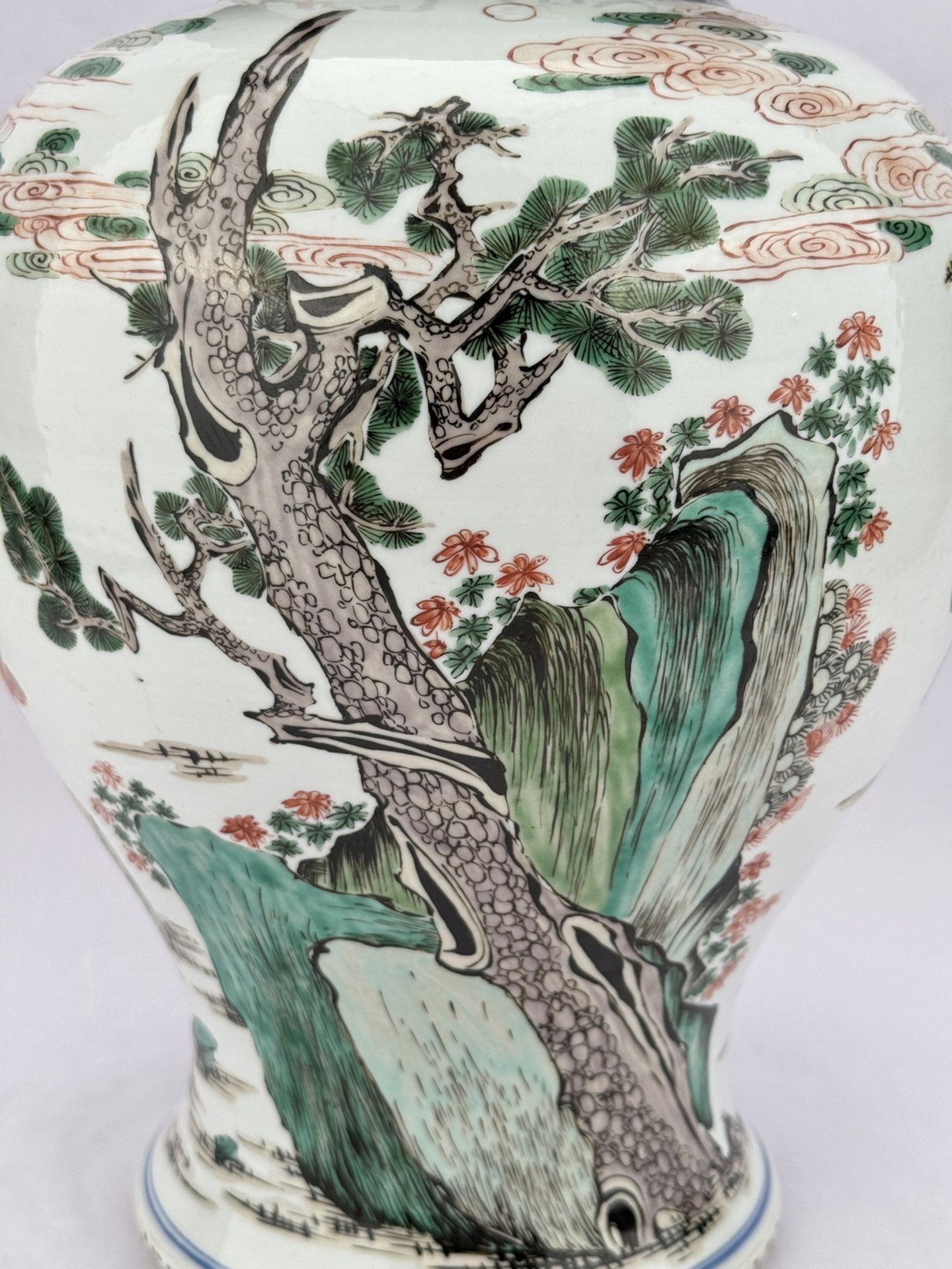 A Chinese Blue&White vase, 17TH/18TH Century Pr. - Bild 7 aus 12