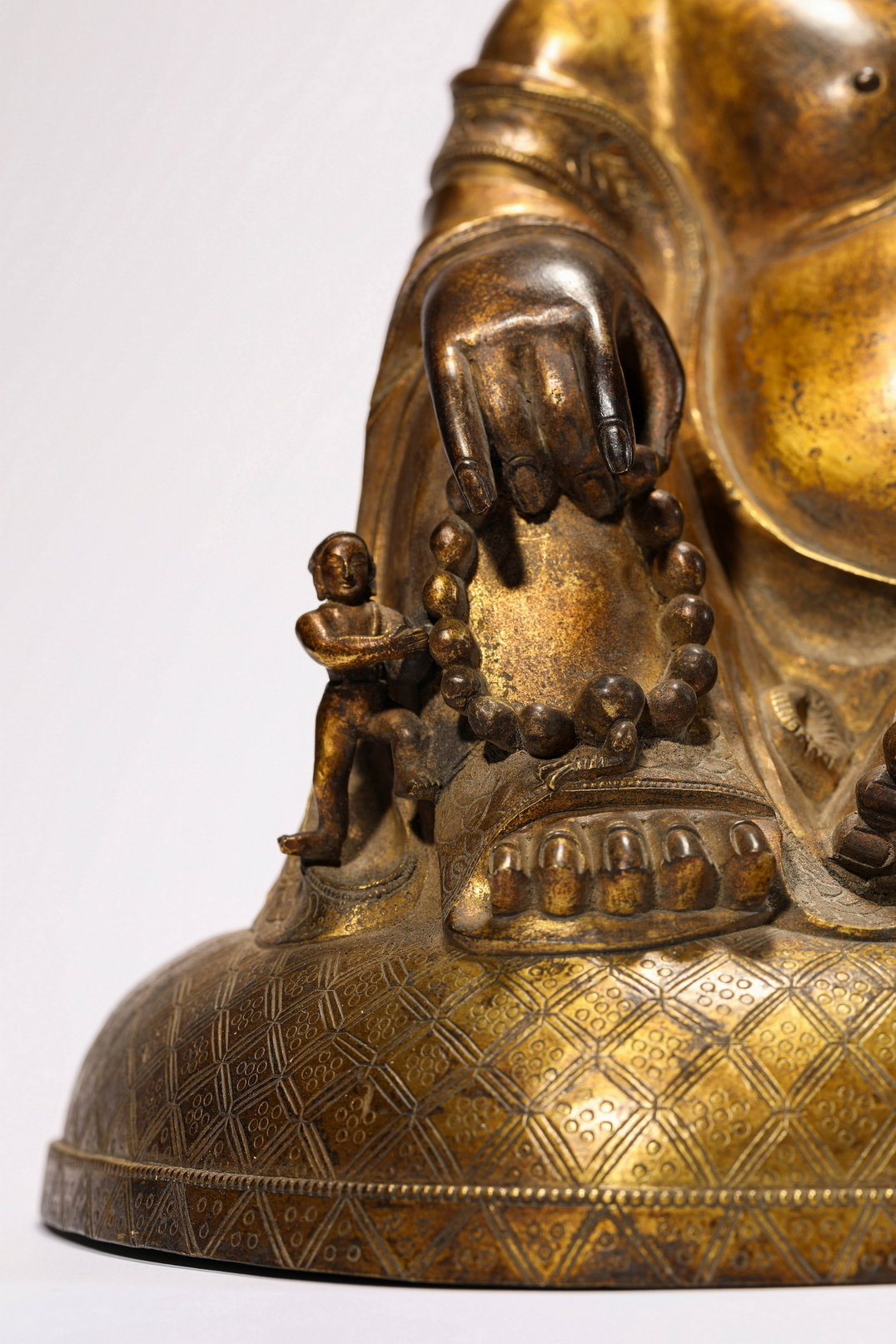 A Chinese bronze figure, 16TH/17TH Century Pr.Collection of NARA private gallary.  - Image 3 of 7