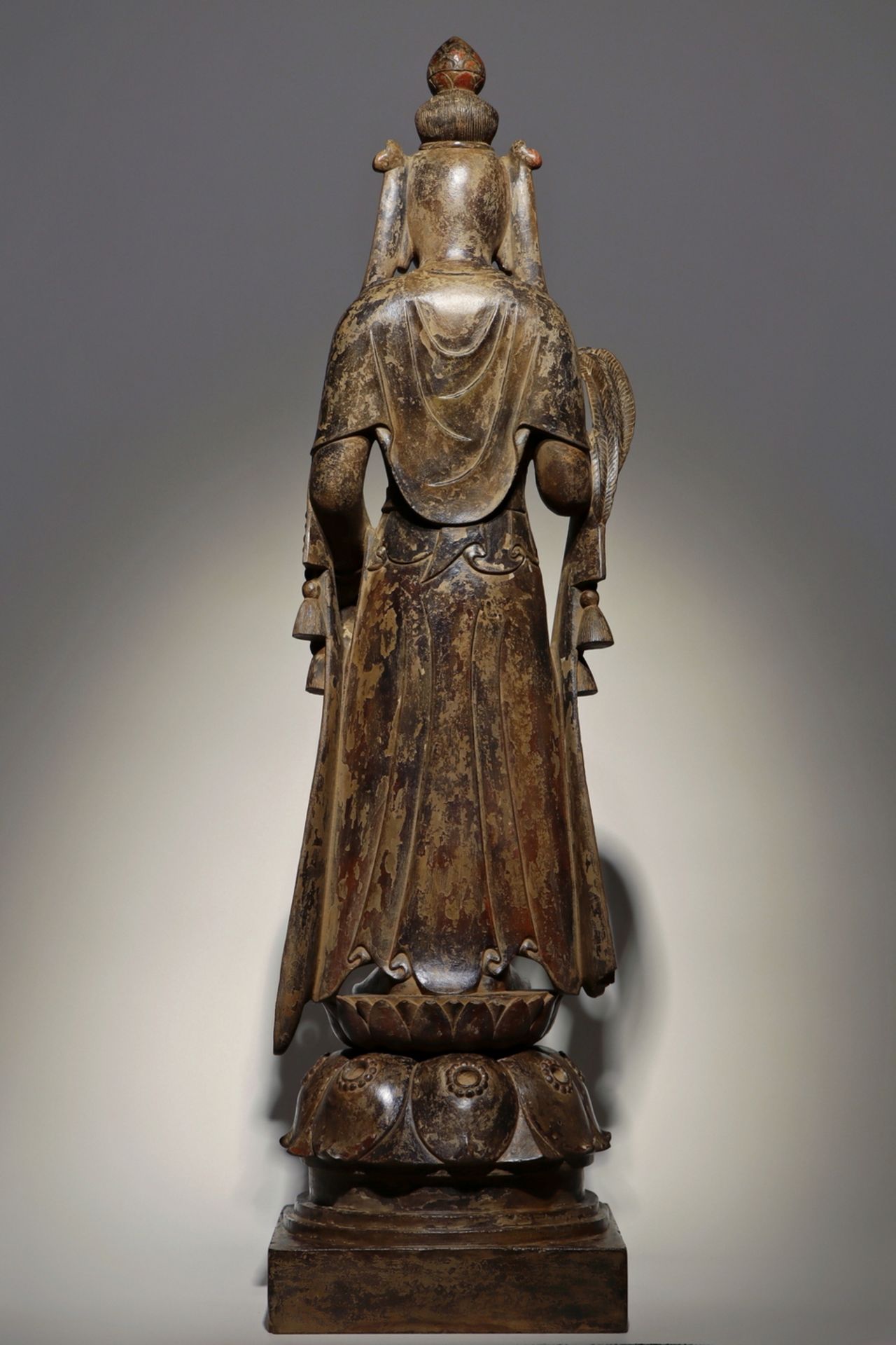 A Chinese stone sculpture, 14TH Century earlier Pr. Collection of NARA private gallary. - Image 8 of 9