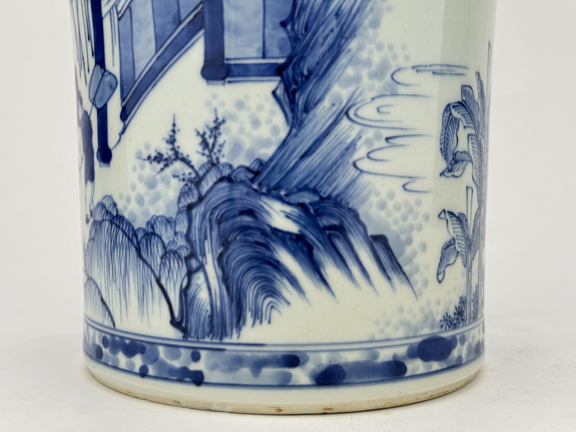 A Chinese Blue&White brushpot, 16TH/17TH Century Pr.  - Image 5 of 9