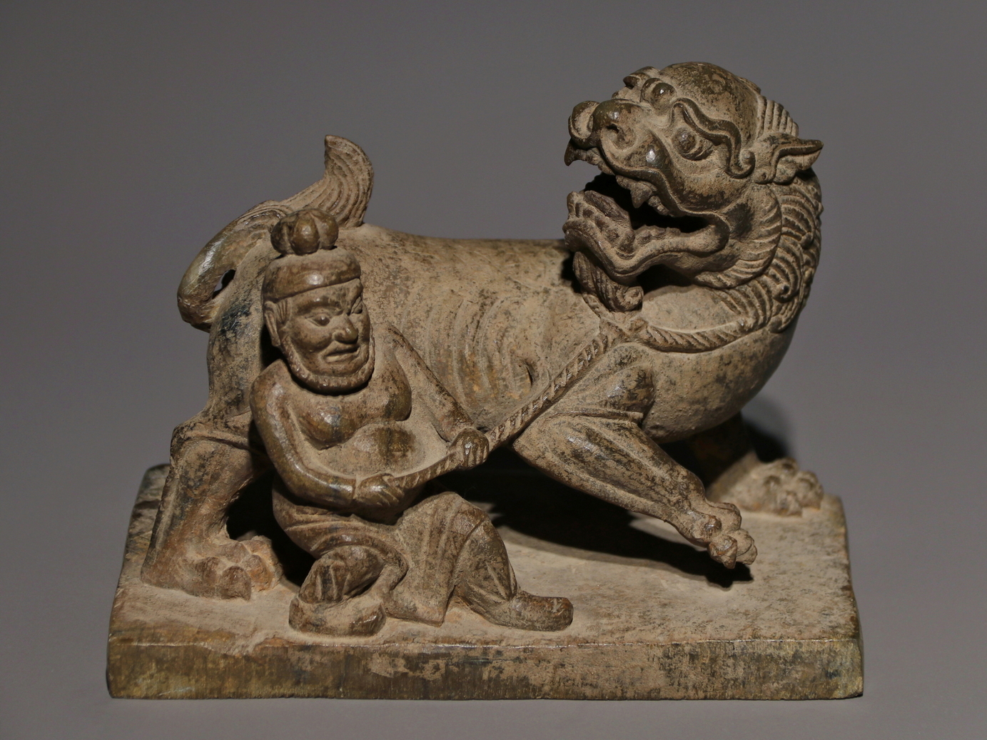 A Chinese stone sculpture, 14TH Century earlier Pr. Collection of NARA private gallary.