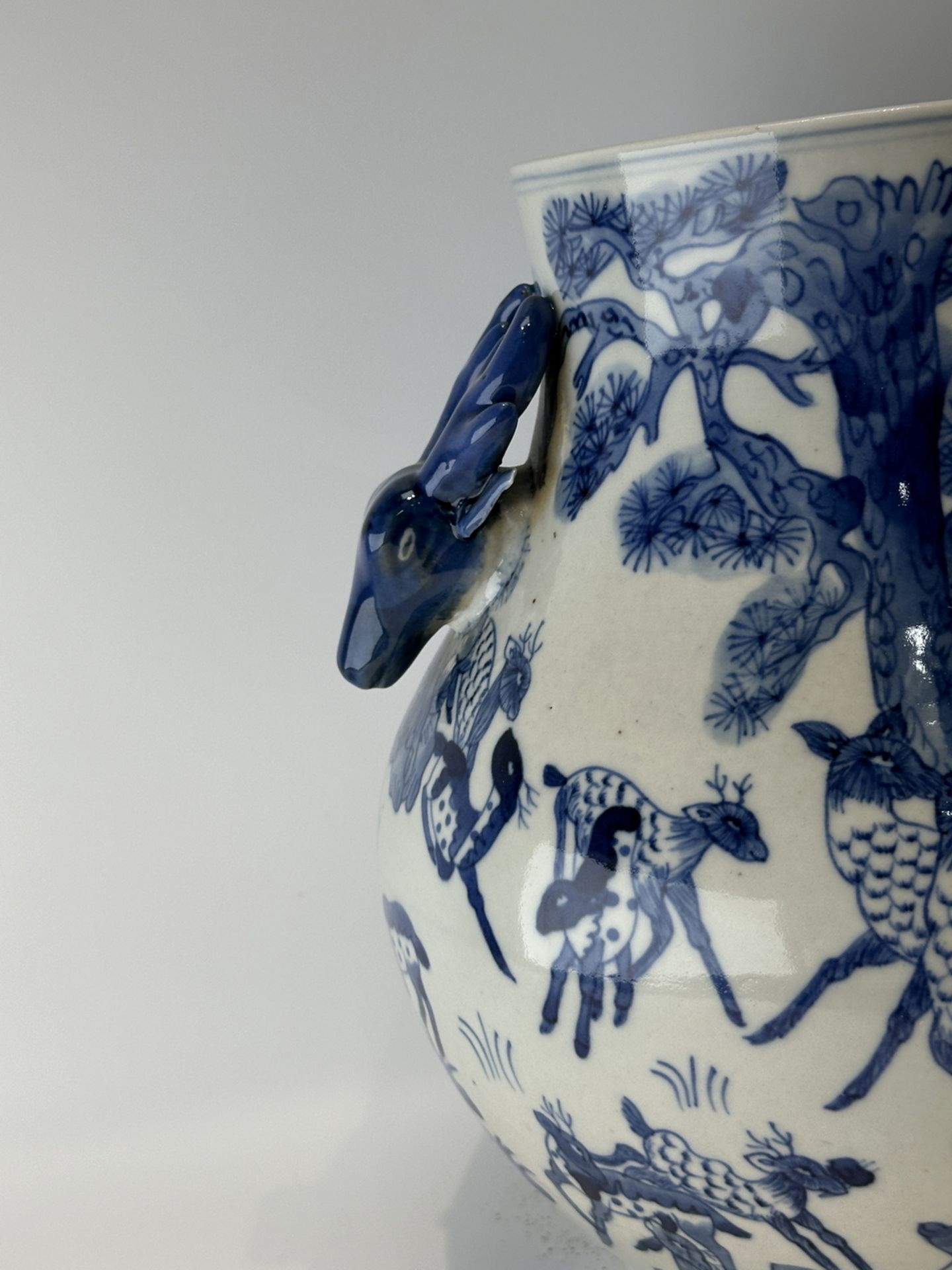 A Chinese Blue&White vase, 19TH/20TH Century Pr.  - Image 4 of 12