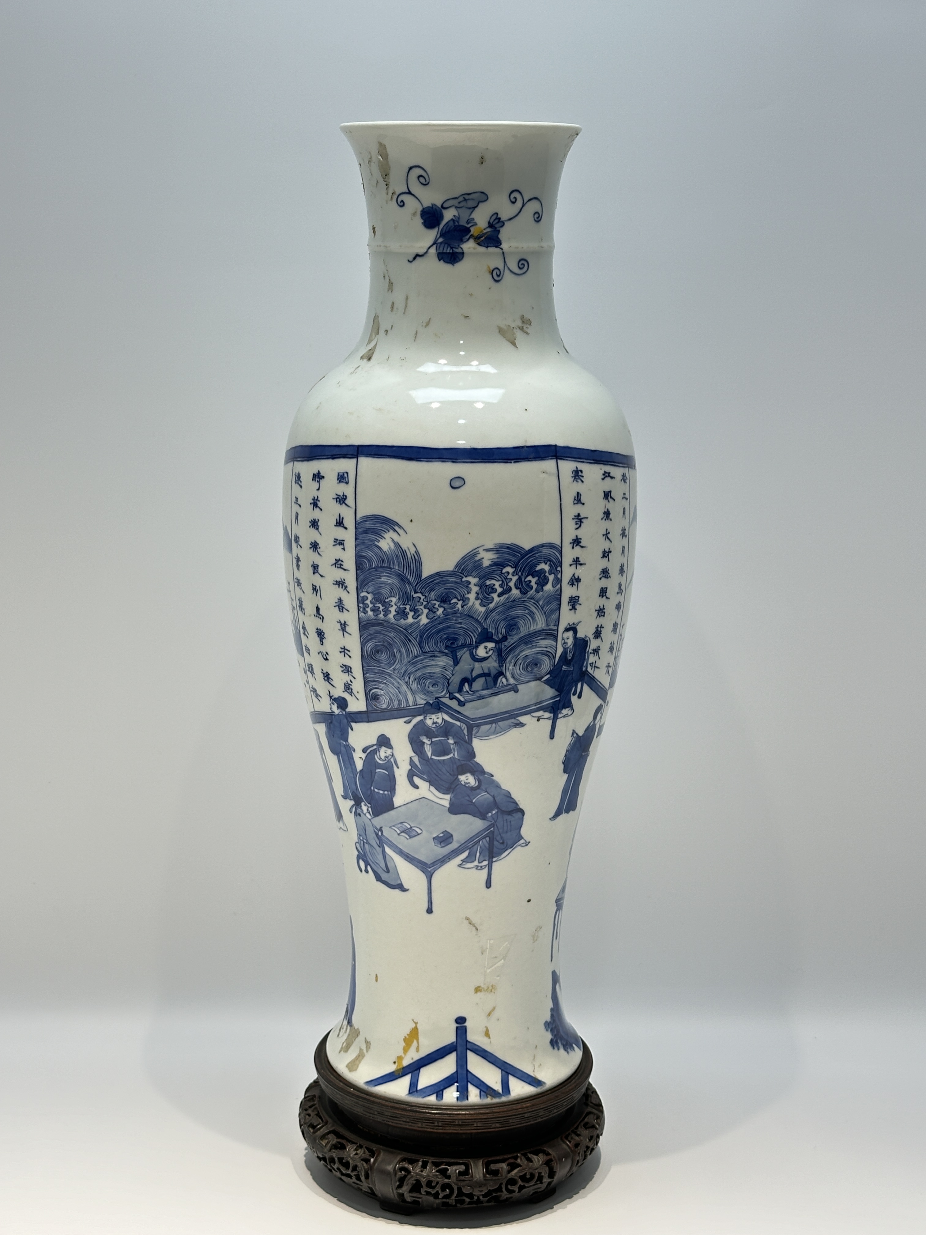 A Chinese Blue&White vase, 17TH/18TH Century Pr.  - Image 3 of 20